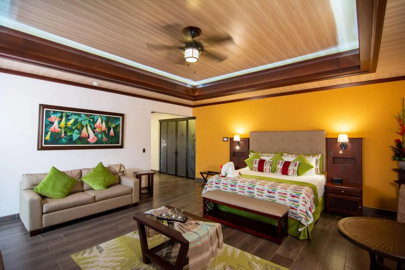 Bed in Hotel Arenal Springs Resort & Spa