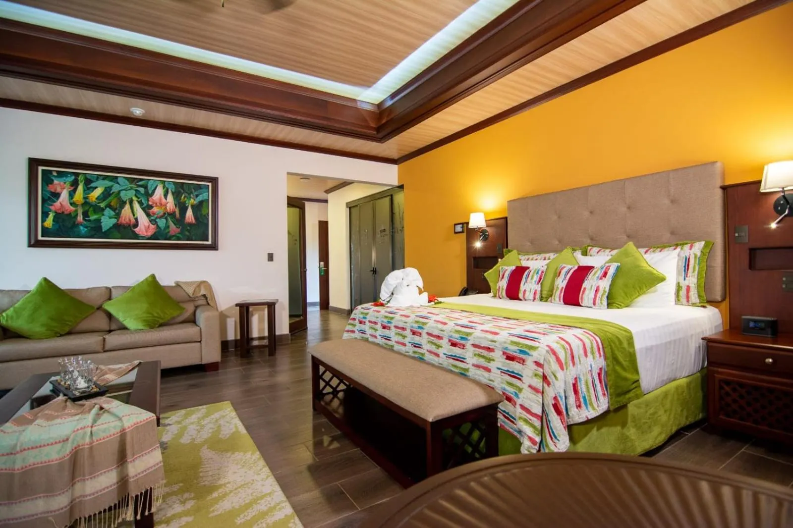 Bed in Hotel Arenal Springs Resort & Spa