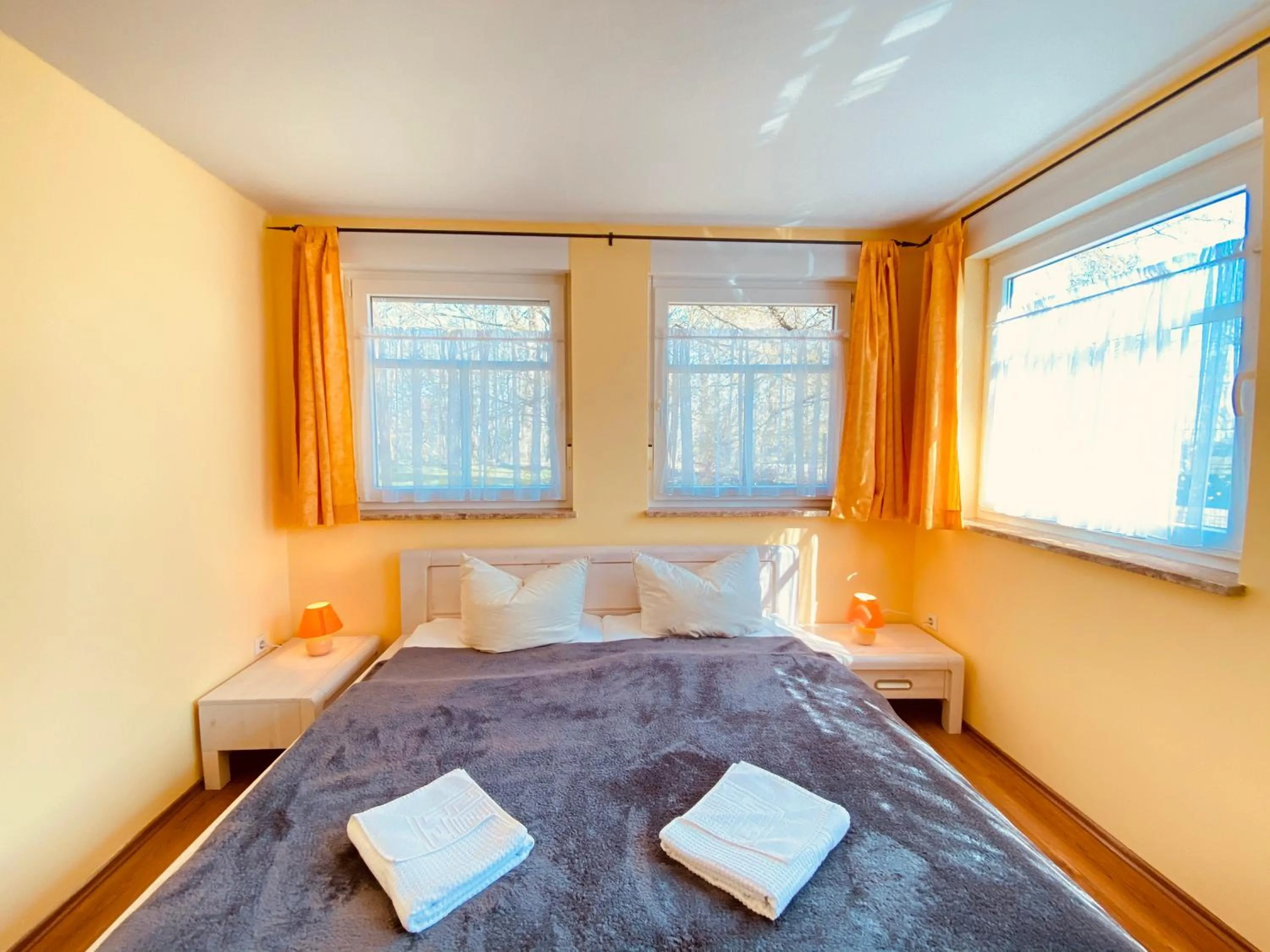 Bed in Villa Seefisch