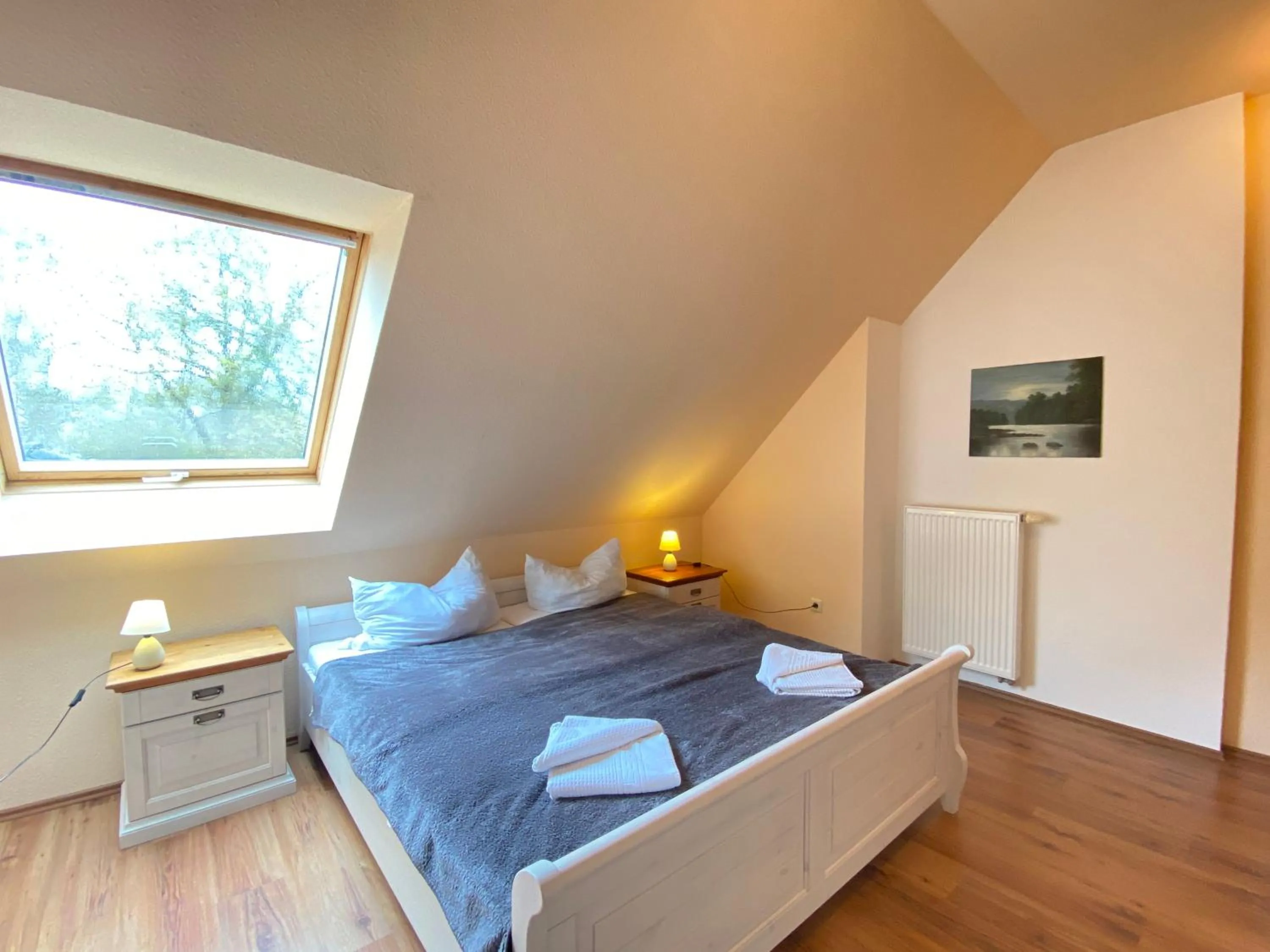 Bed in Villa Seefisch