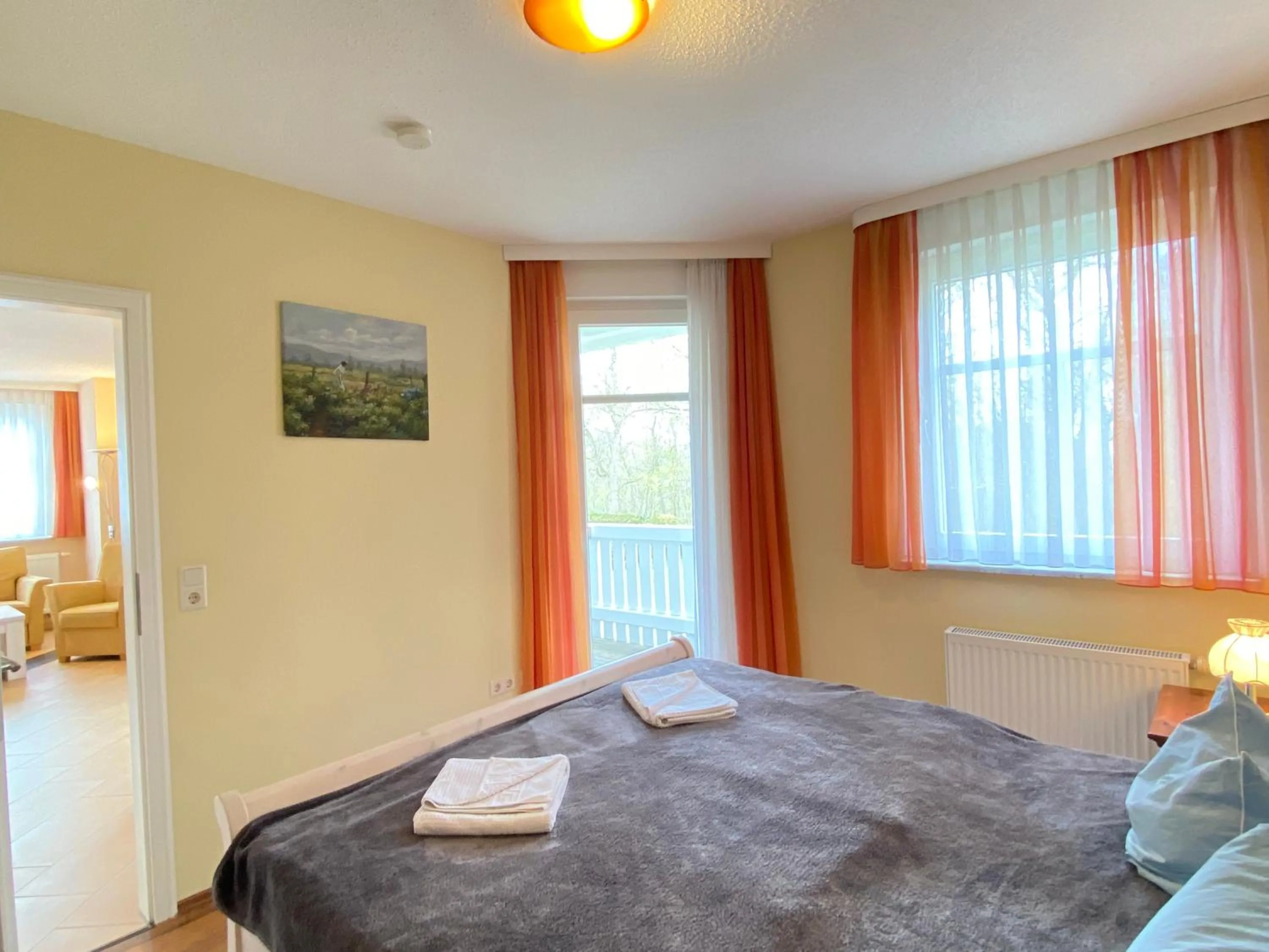 Bed in Villa Seefisch