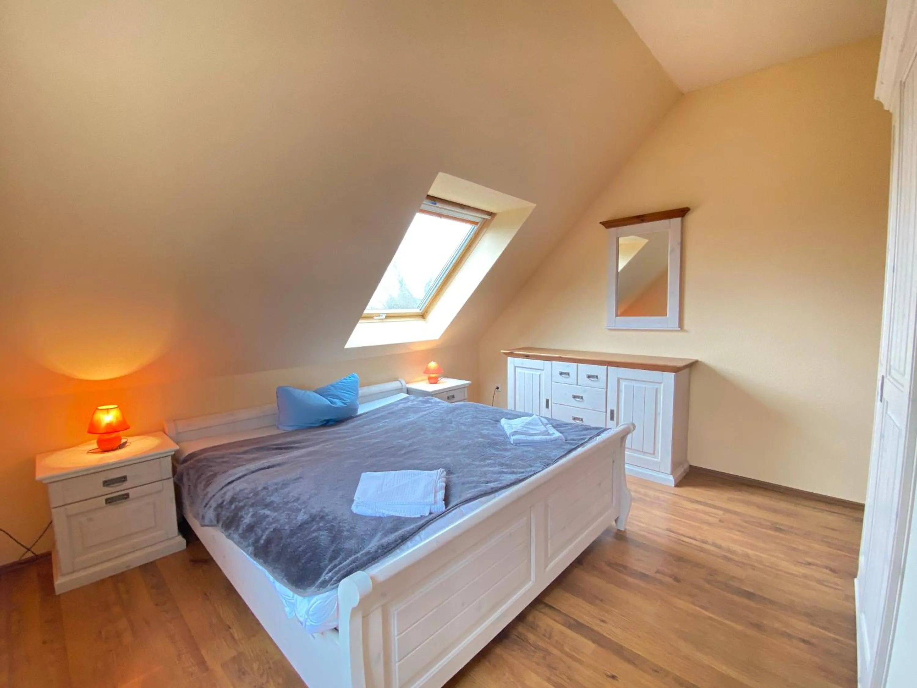 Bed in Villa Seefisch