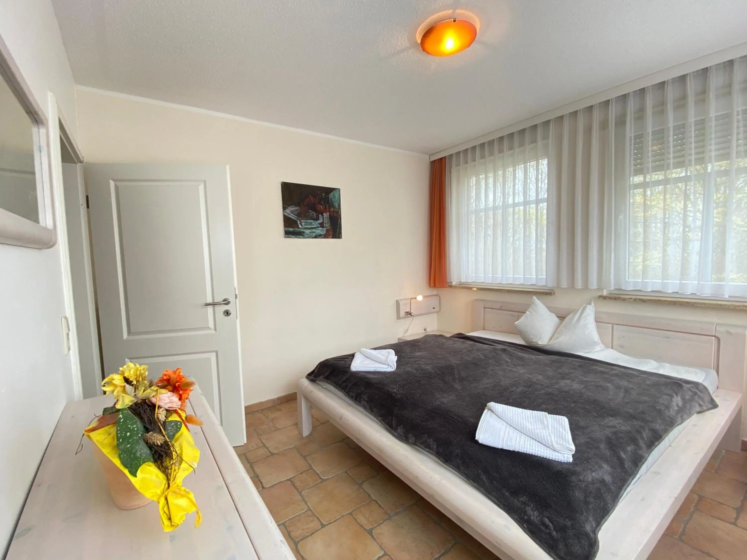 Bed in Villa Seefisch