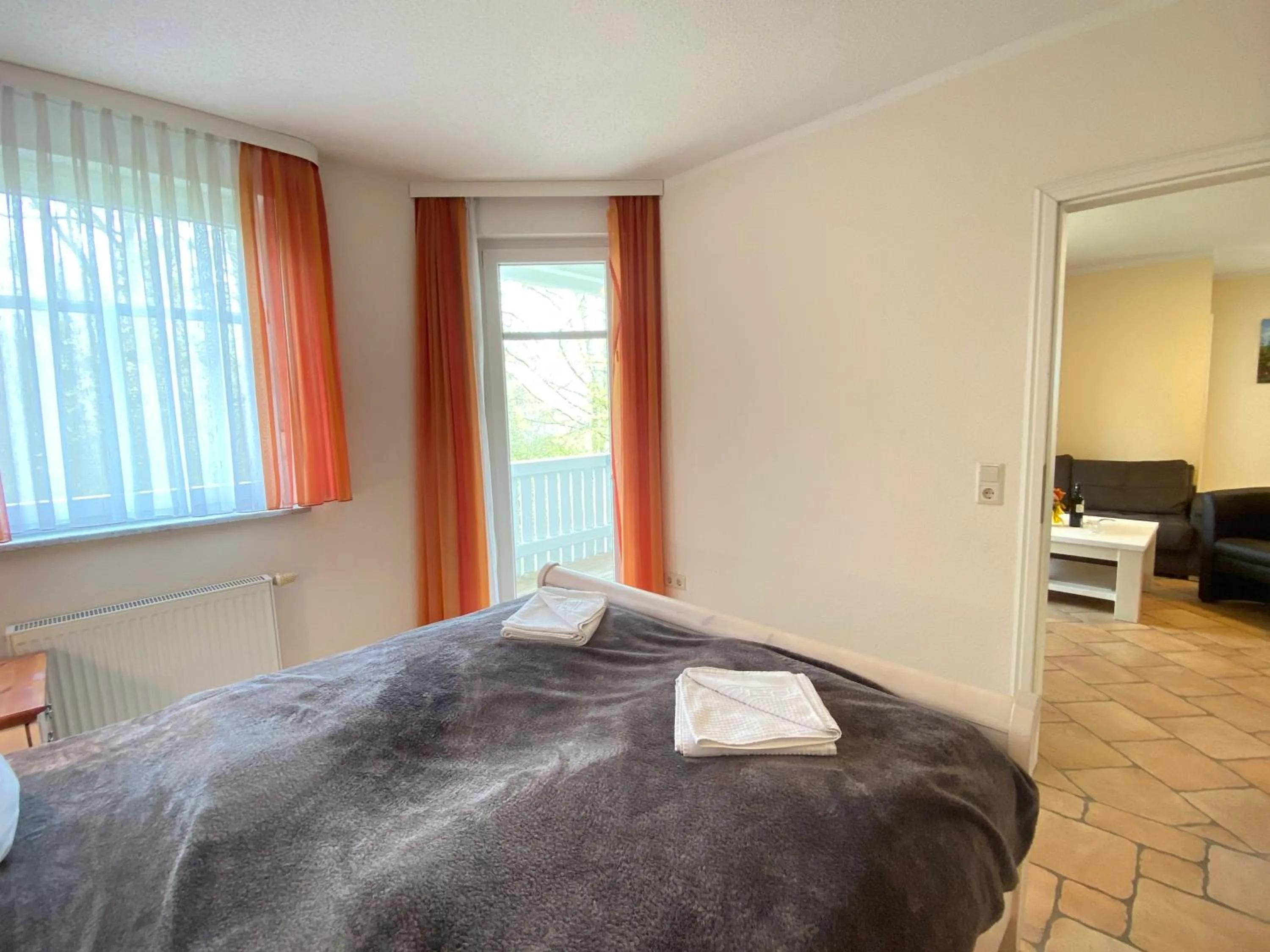 Bed in Villa Seefisch