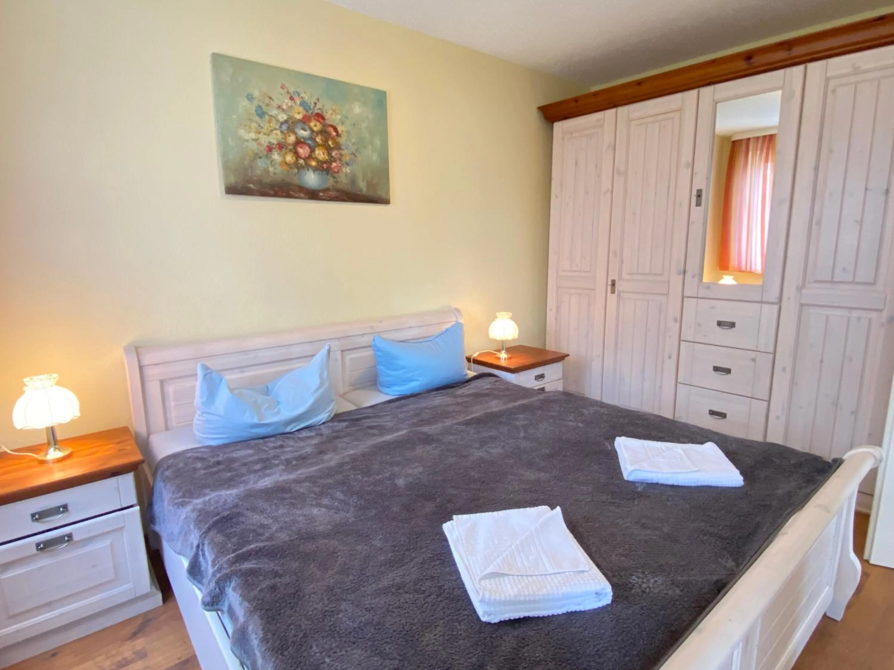 Bed in Villa Seefisch