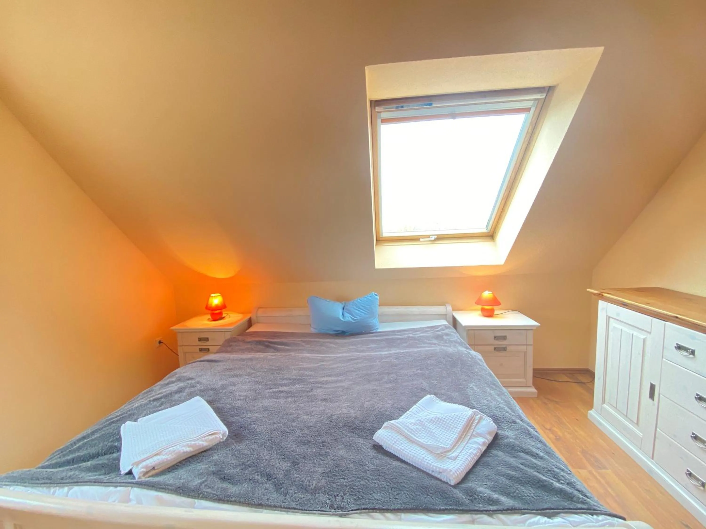 Bed in Villa Seefisch