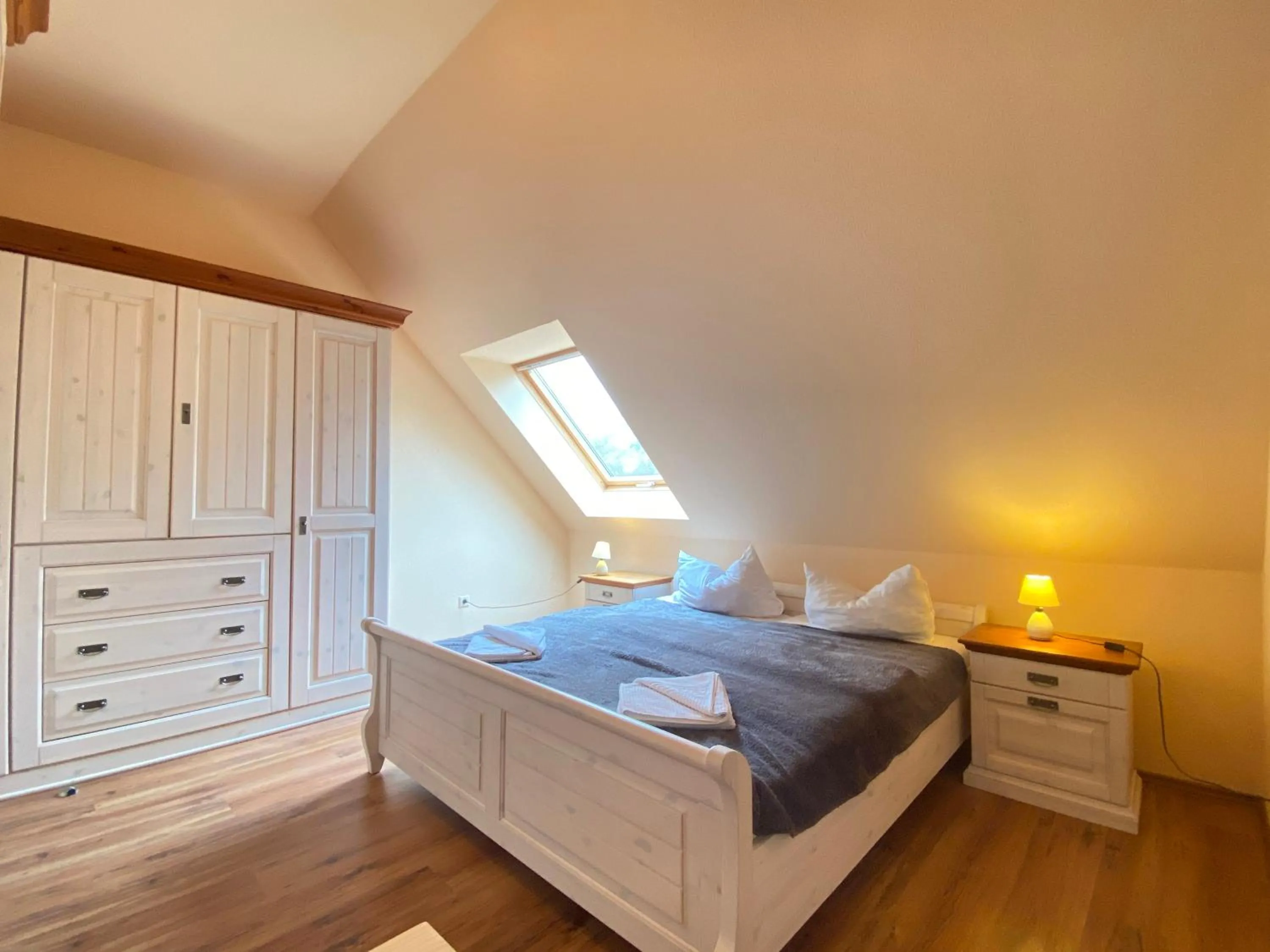 Bed in Villa Seefisch