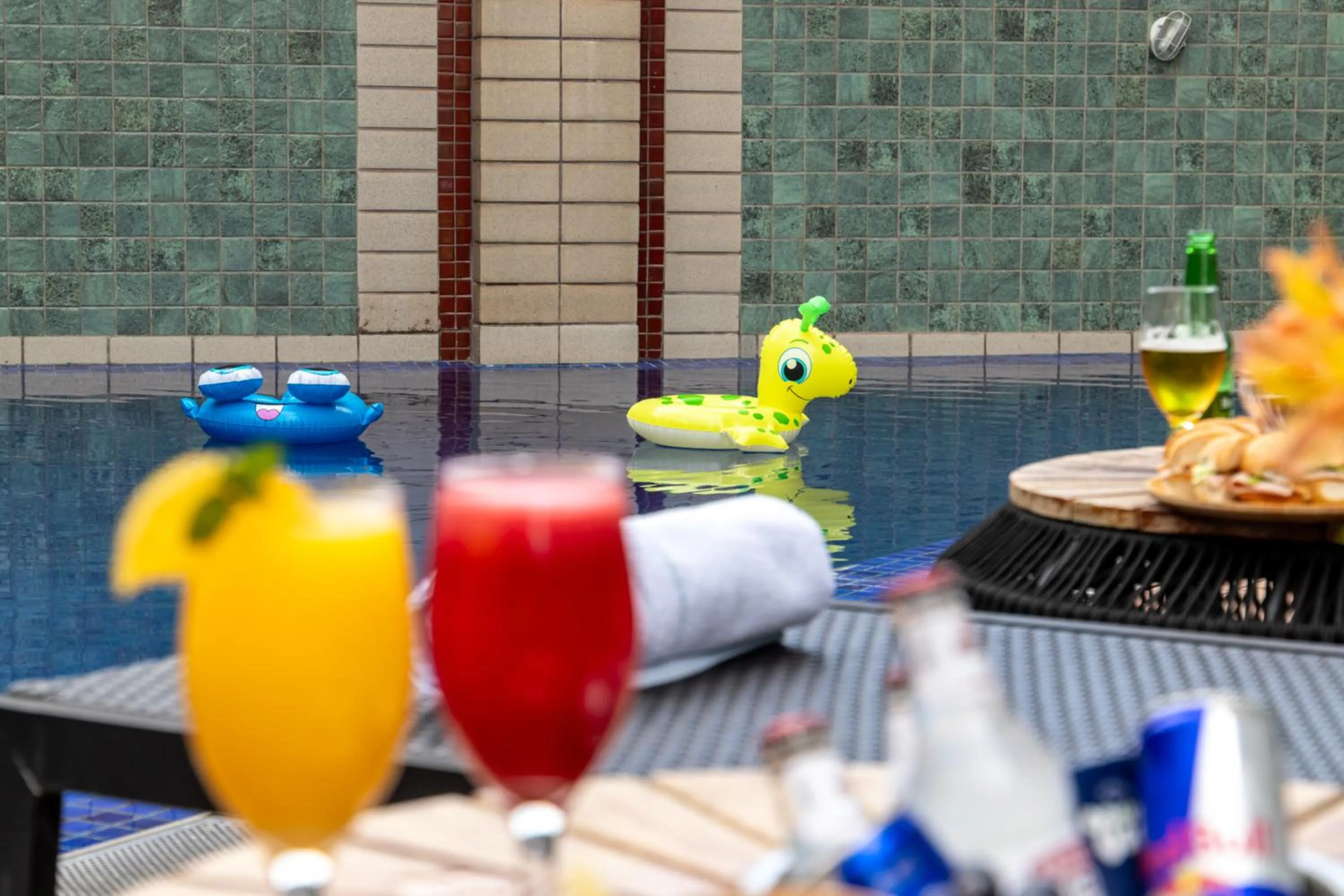 Pool view in Hotel Dan Inn Uberlandia By Nacional Inn