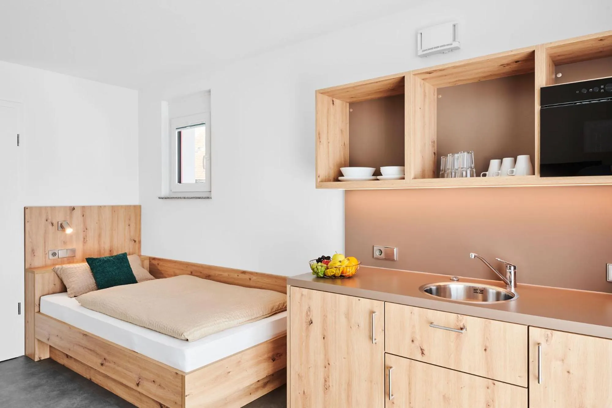 Photo of the whole room, Bed in Gästehaus Bosch