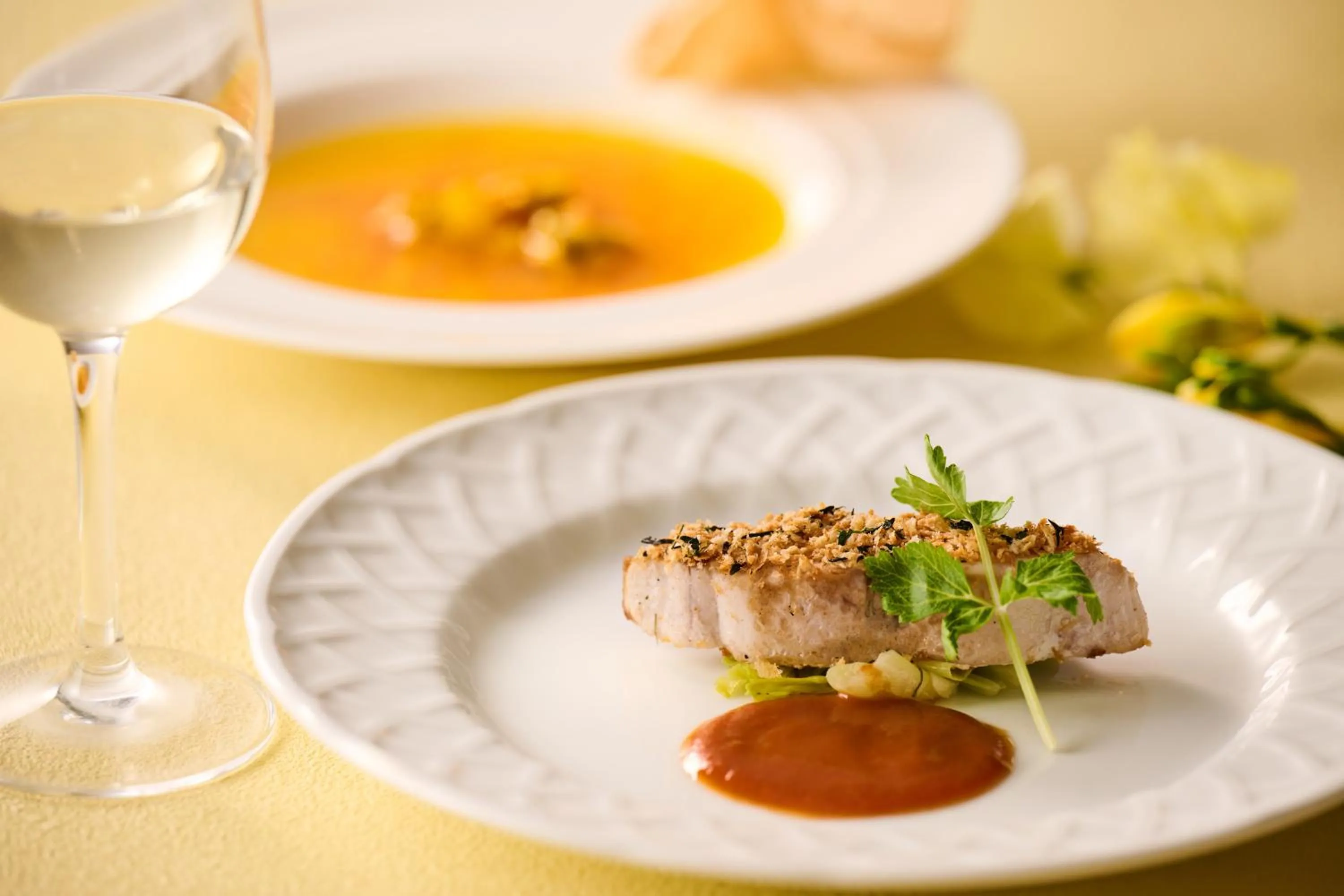 Food and drinks in Laforet Hakone Gora Yunosumika