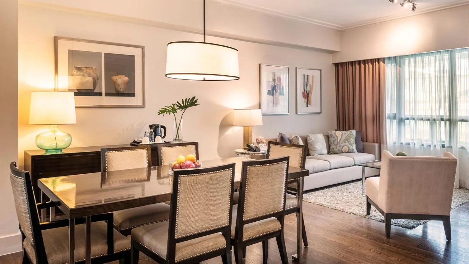 Living room in Aruga Apartments by Rockwell Makati