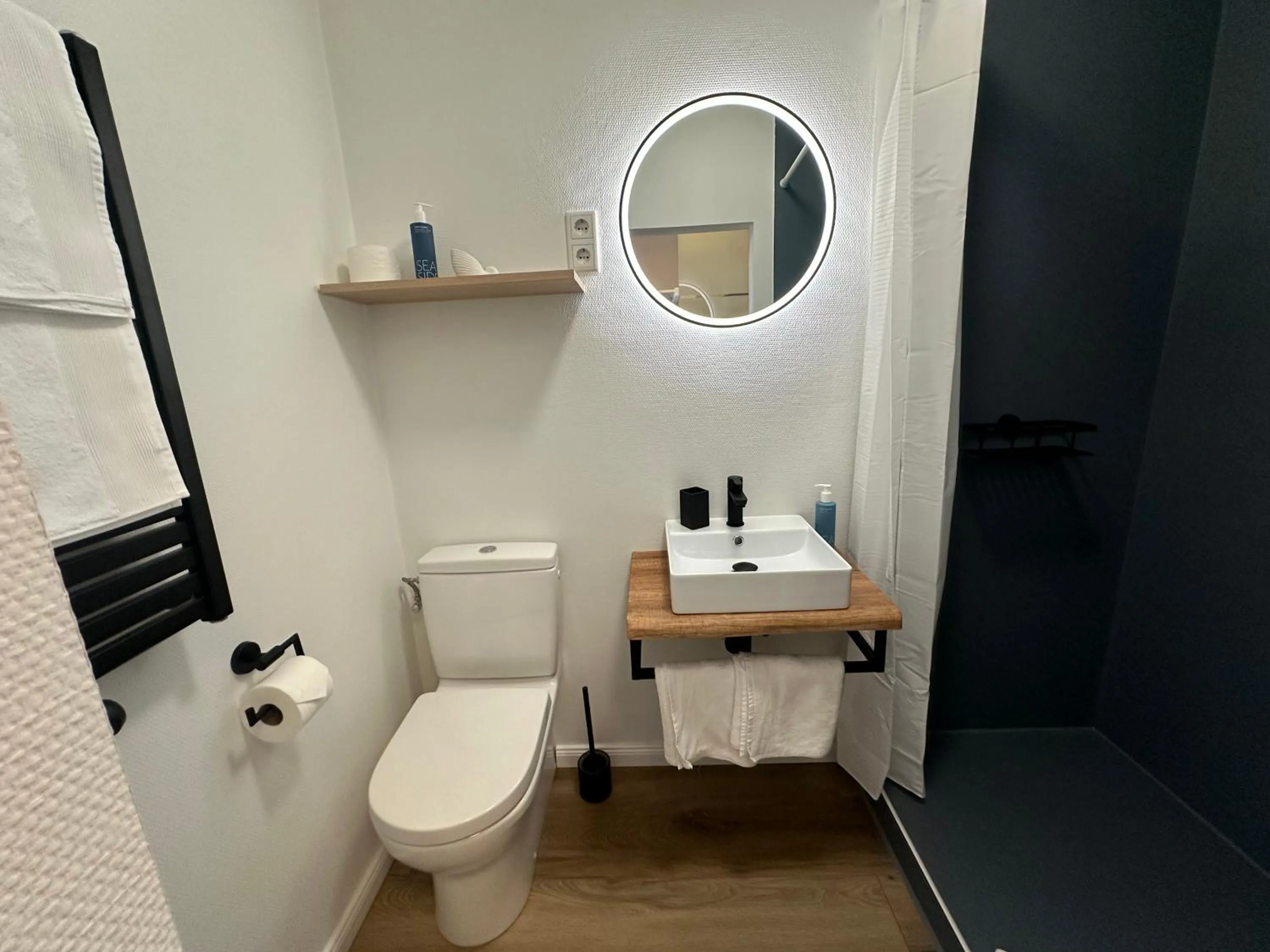 Toilet in Hotel Restaurant Ostsee-Anker