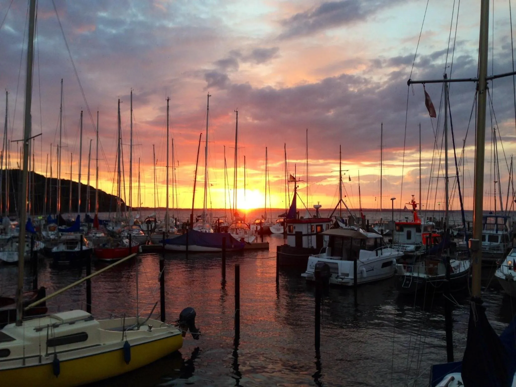 Night in Hotel Restaurant Ostsee-Anker