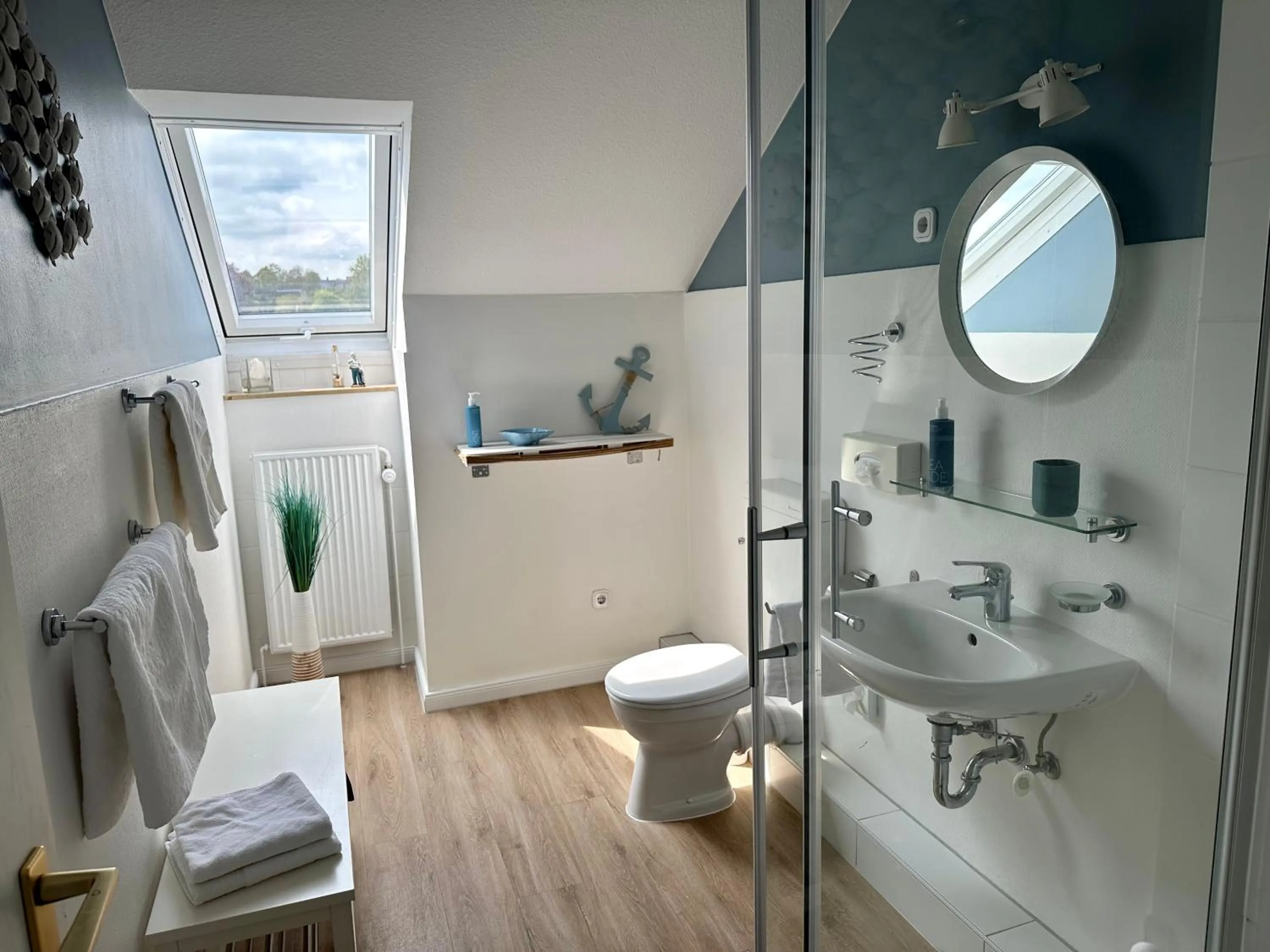 Shower in Hotel Restaurant Ostsee-Anker