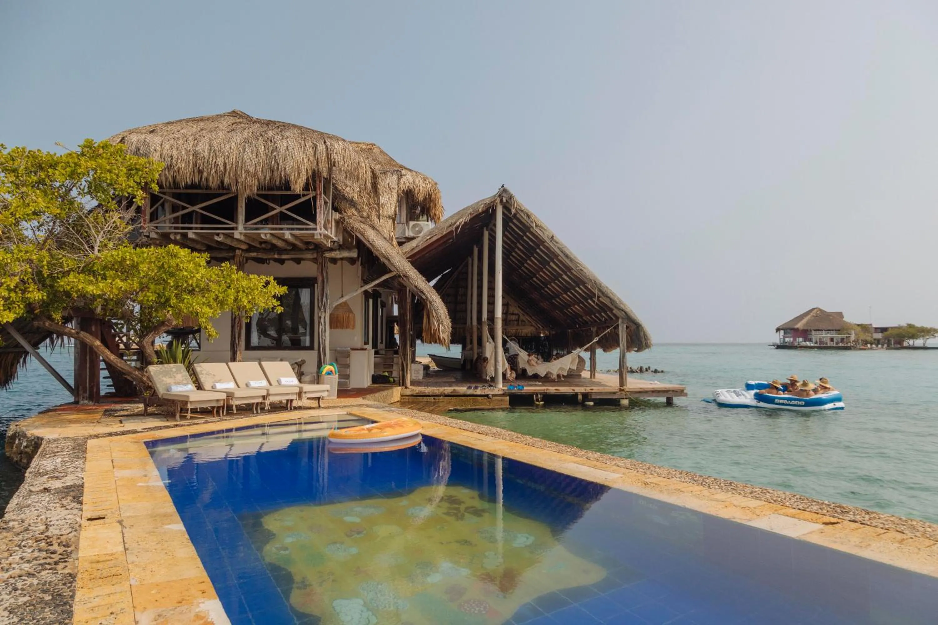Pool view in Isla Kalua - Private Ocean Villa