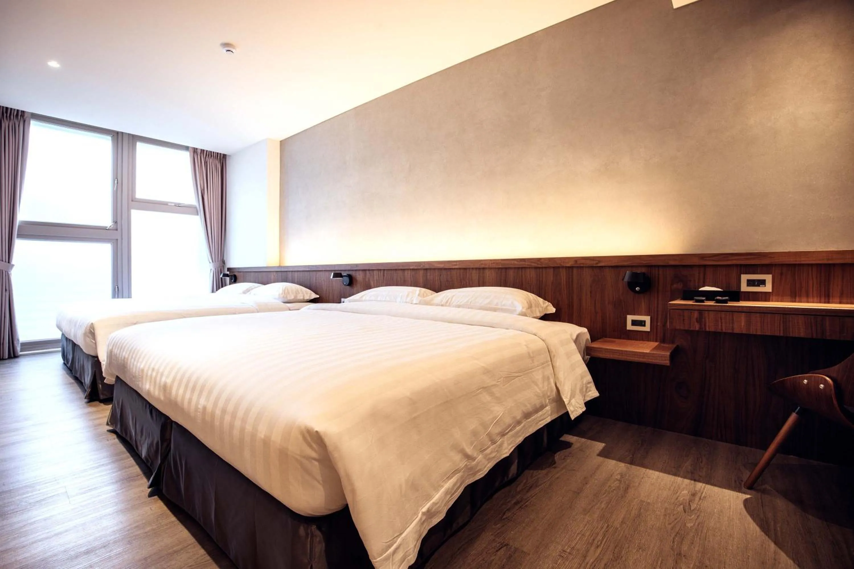 Bed in Hotel BEGINS 倉箱蜜境文旅