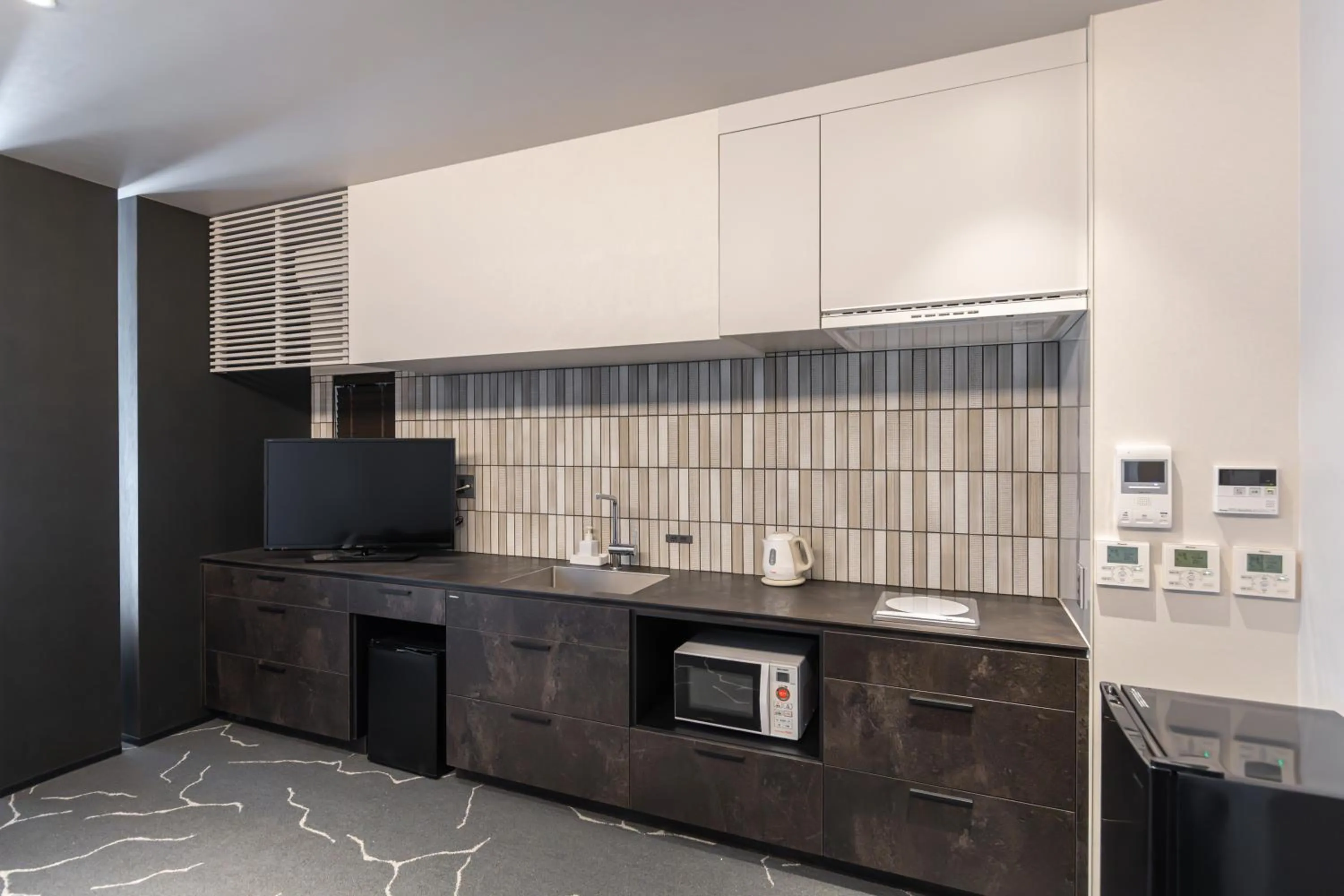 Kitchen or kitchenette in Hotel Liberte Kyoto Gojo