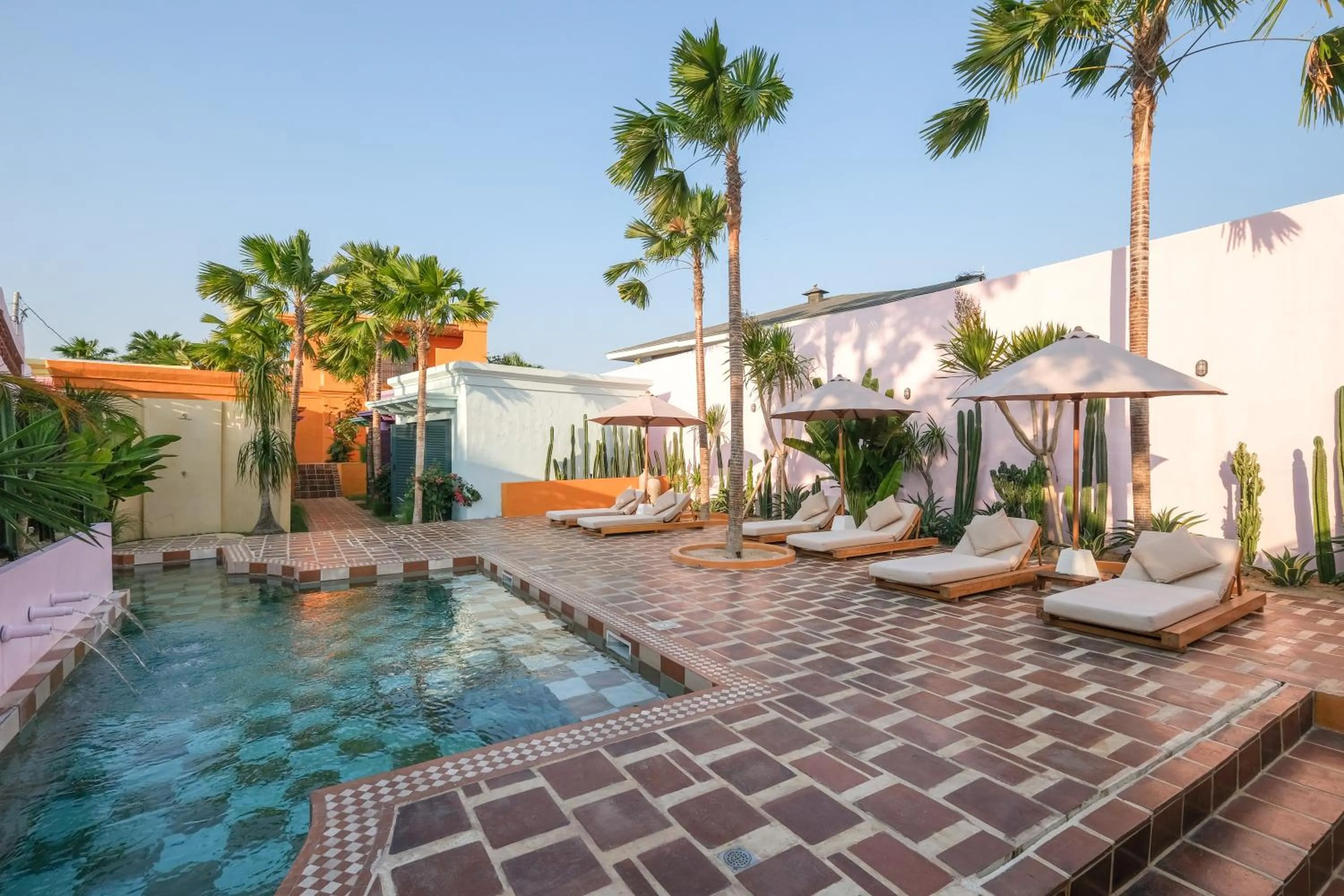 Pool view in El Barrio Boutique Hotel & Bar