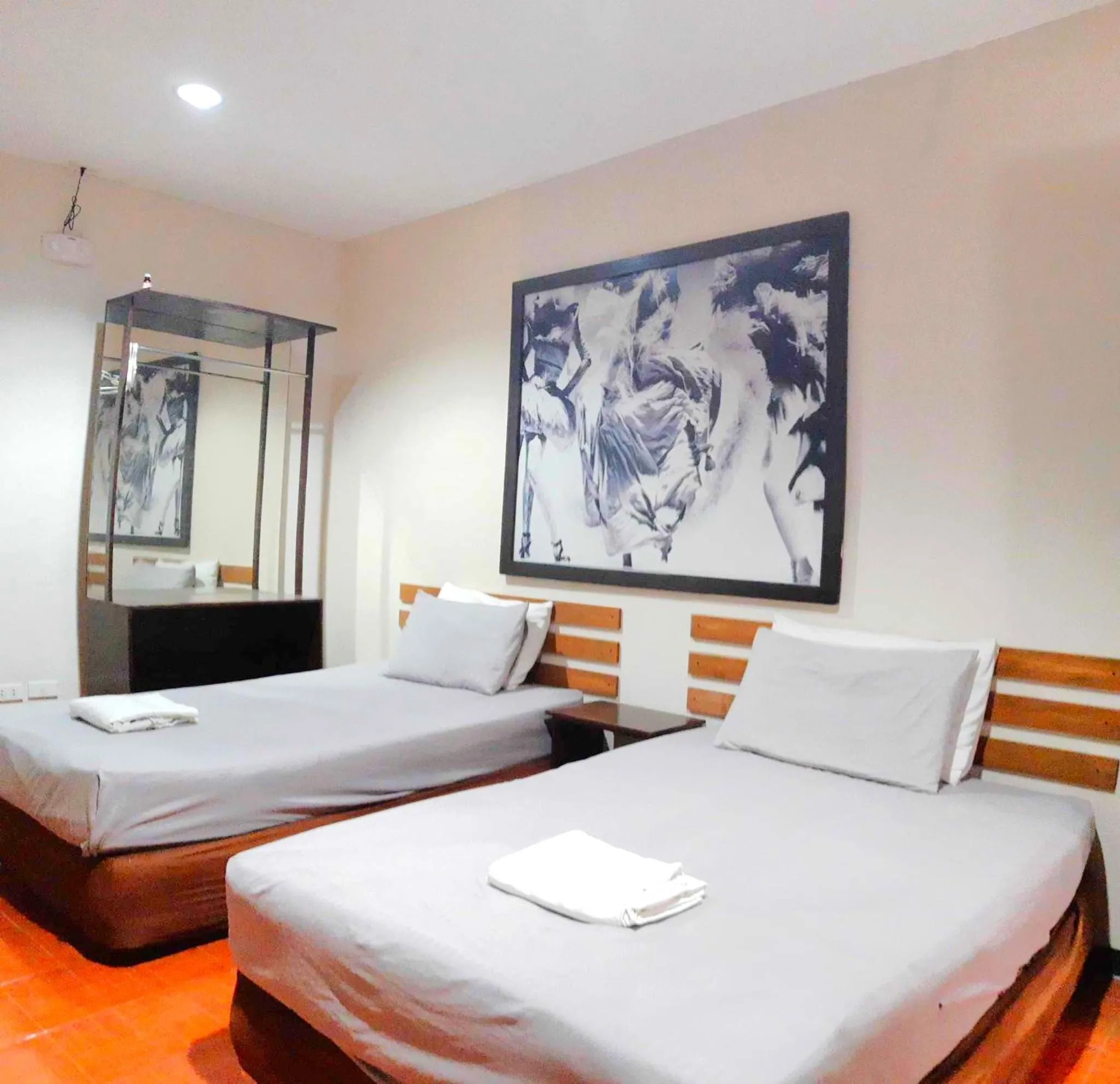 Bed in Hotel California Suite