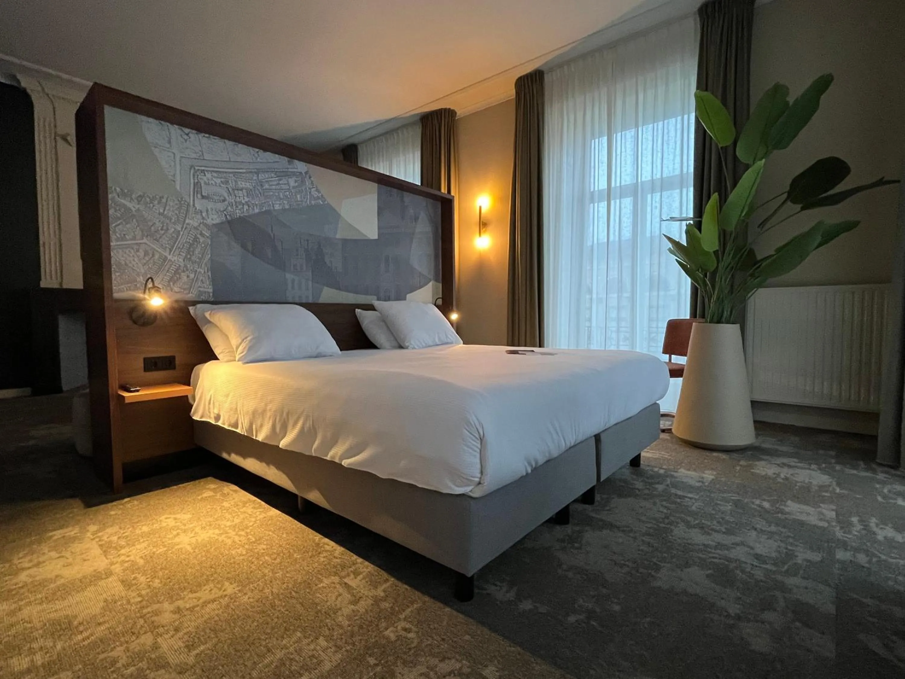 Bed in Fletcher Hotel Paleis Stadhouderlijk Hof