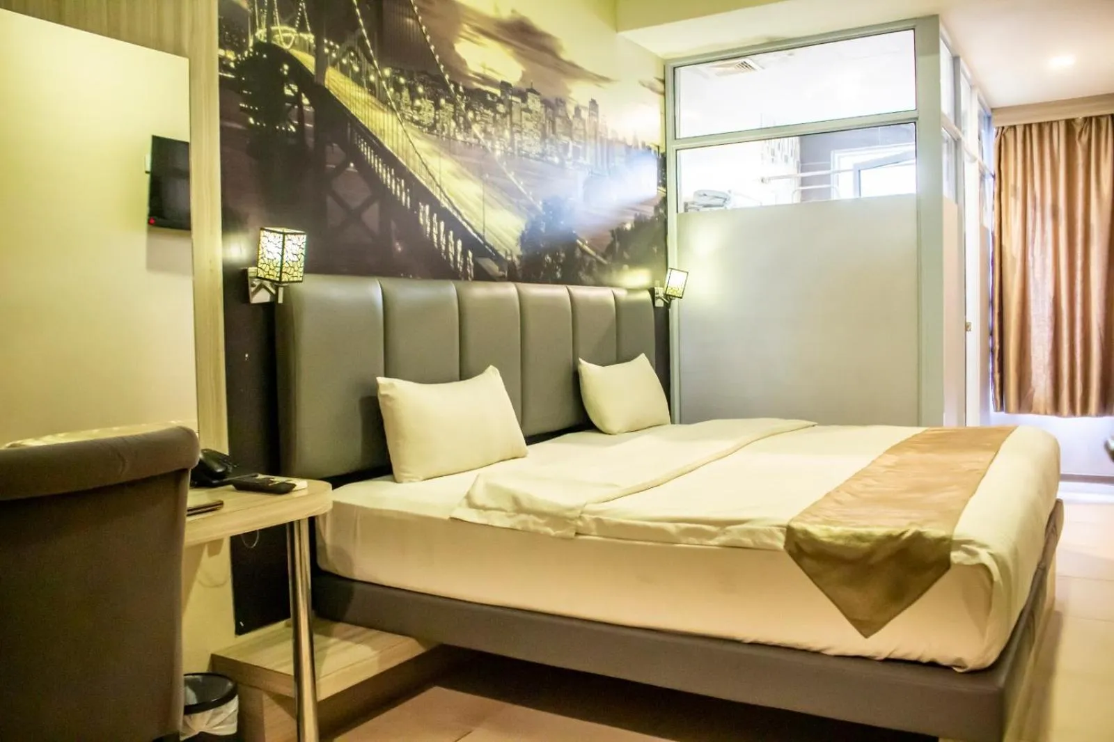 Bed in OS Hotel Tanjung Uncang