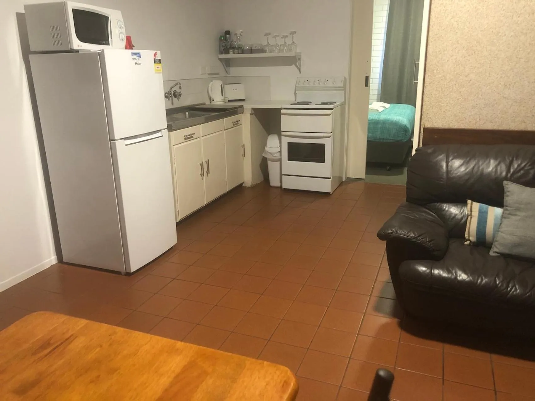 Kitchen or kitchenette in Augusta Escape Holiday Units