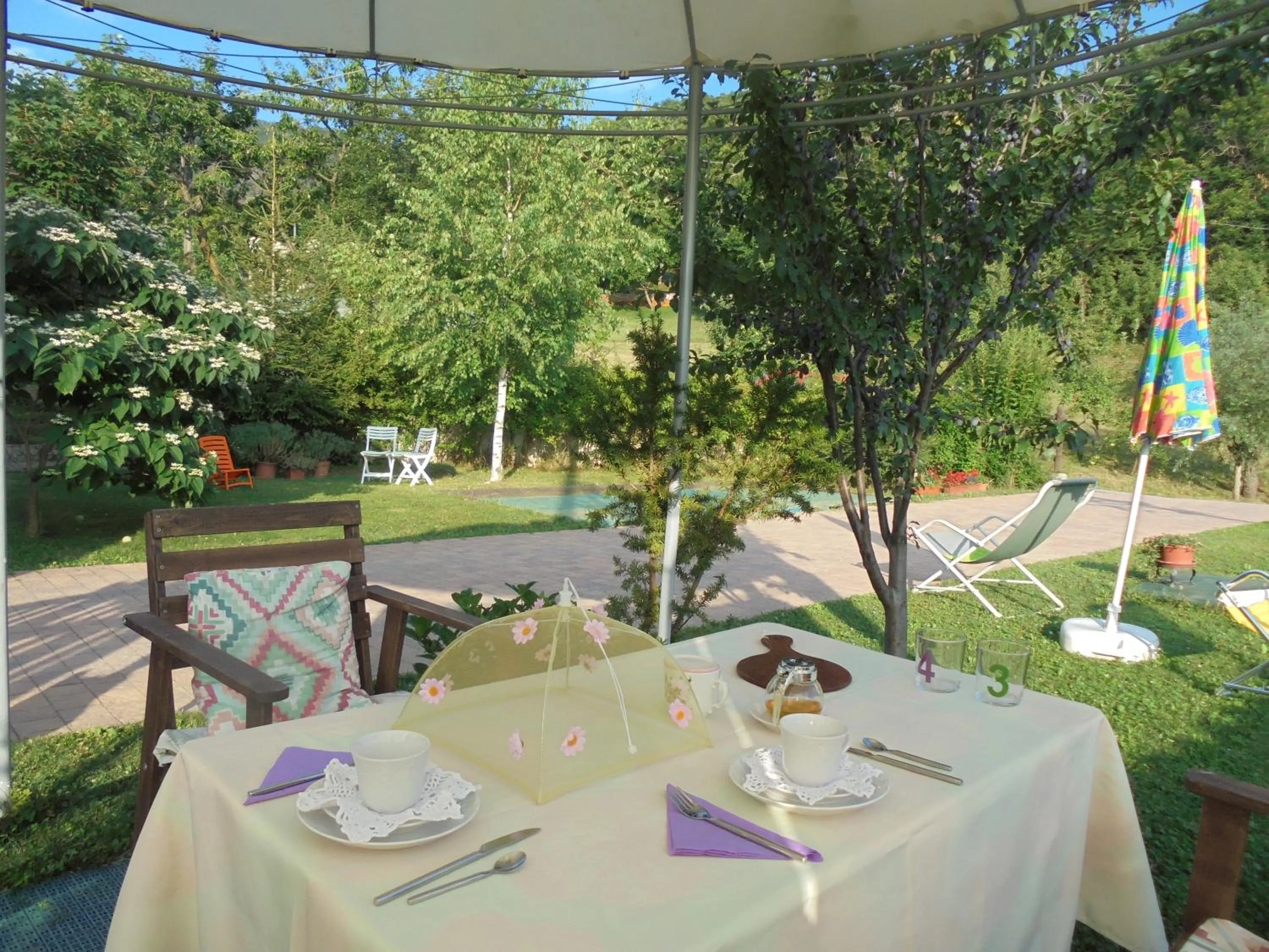 Garden in B&B Alla Borgata