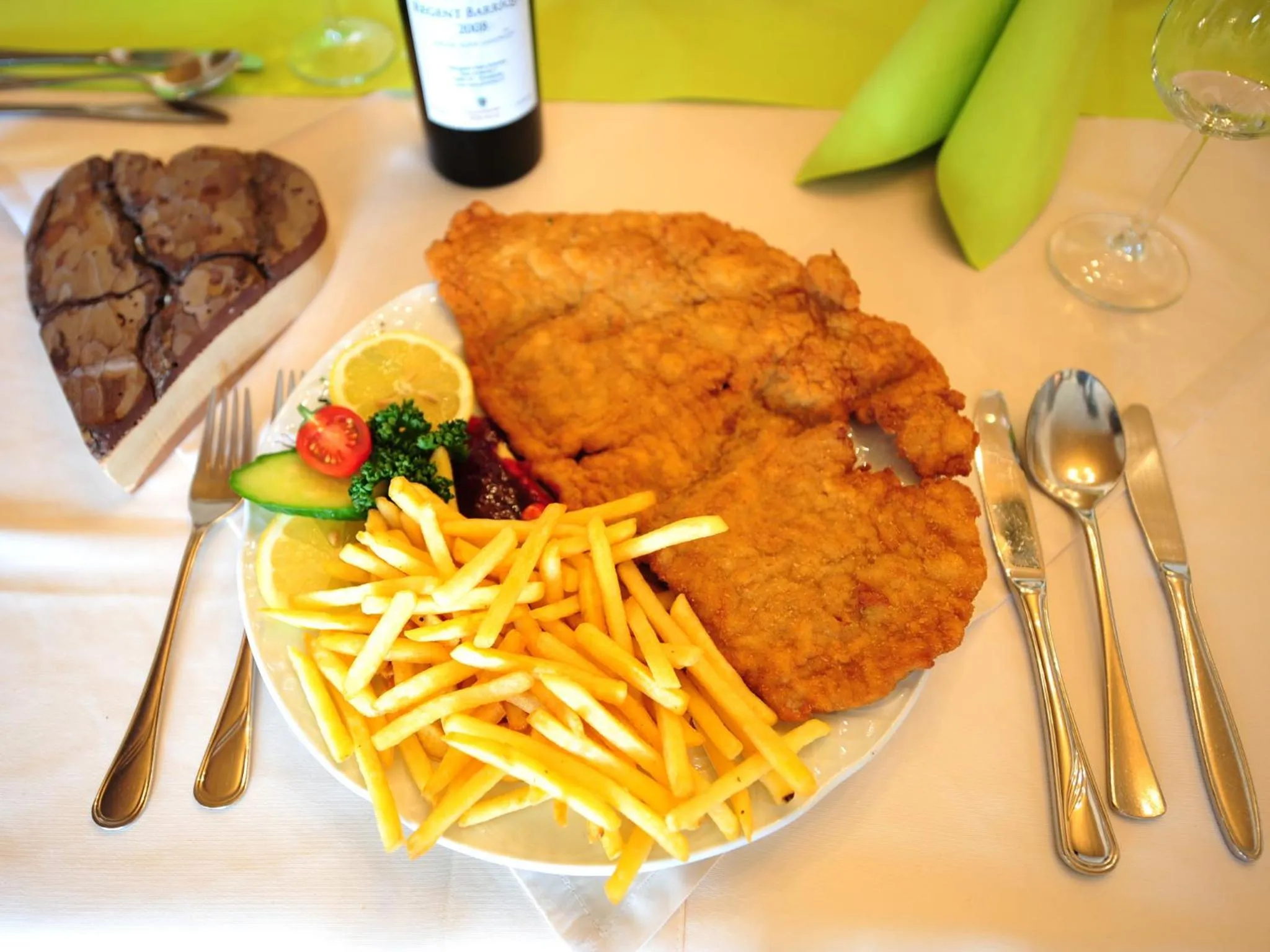 Food and drinks in Hotel Traube