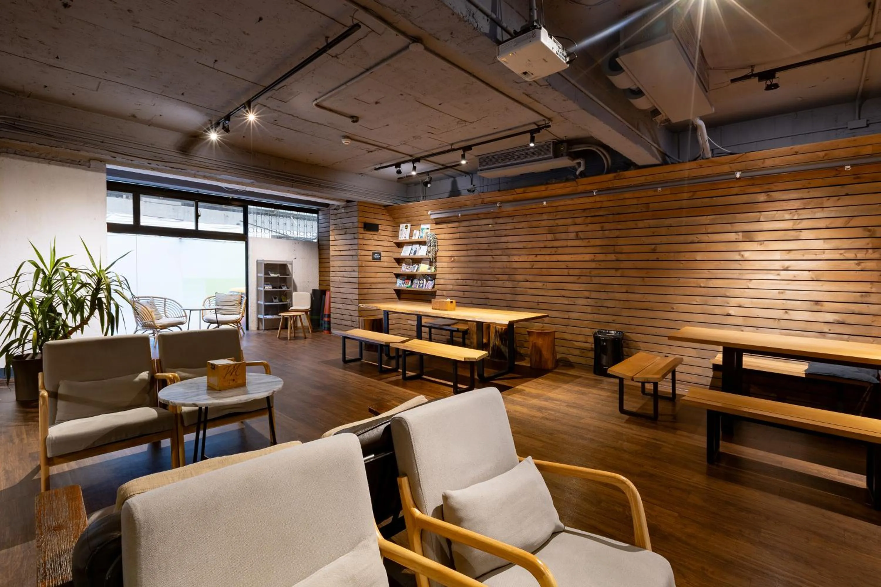 Seating area in MEANDER Taipei