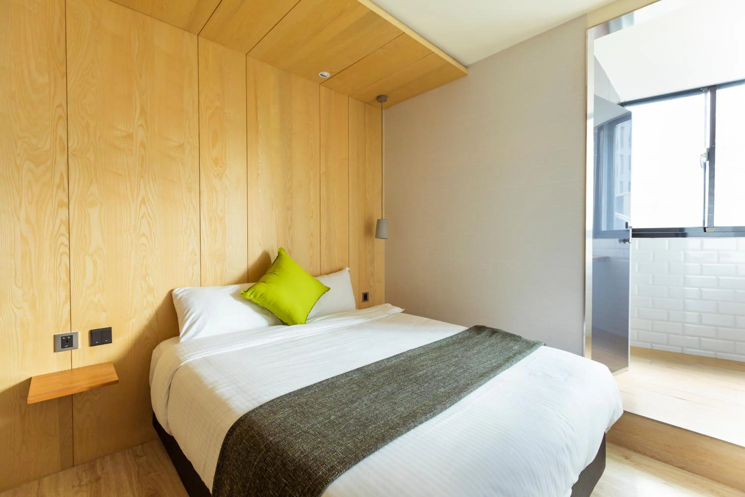 Decorative detail, Bed in MEANDER Taipei