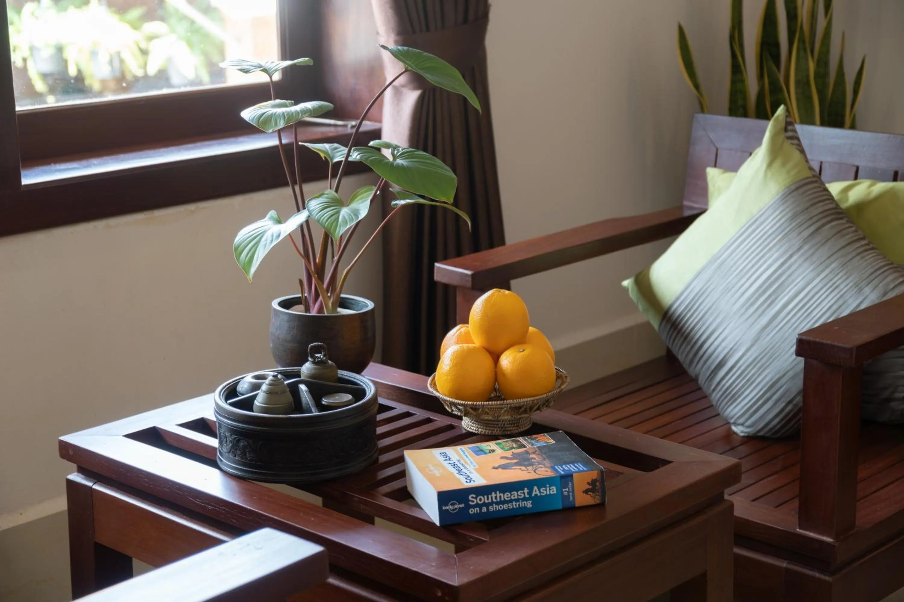 Seating area in Khemara Sovannphum Hotel