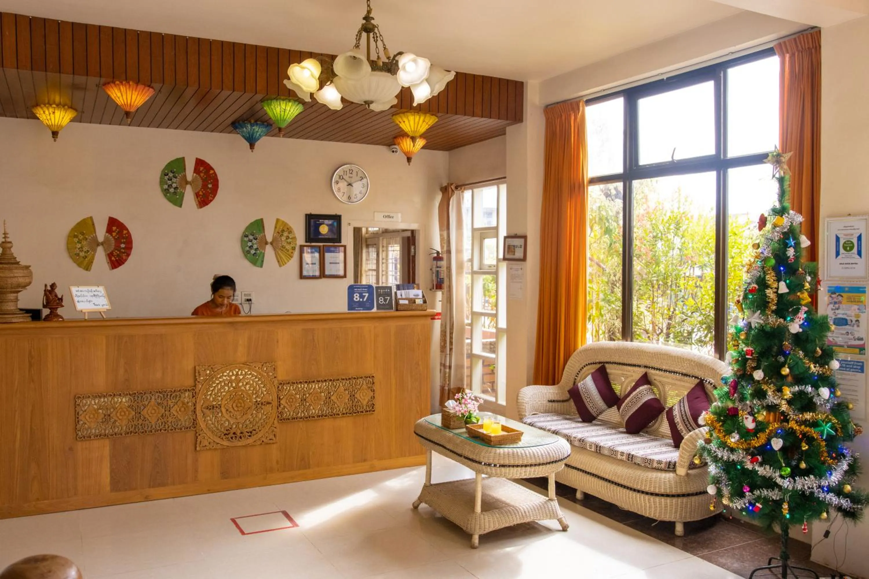 Lobby or reception in Inle Apex Hotel