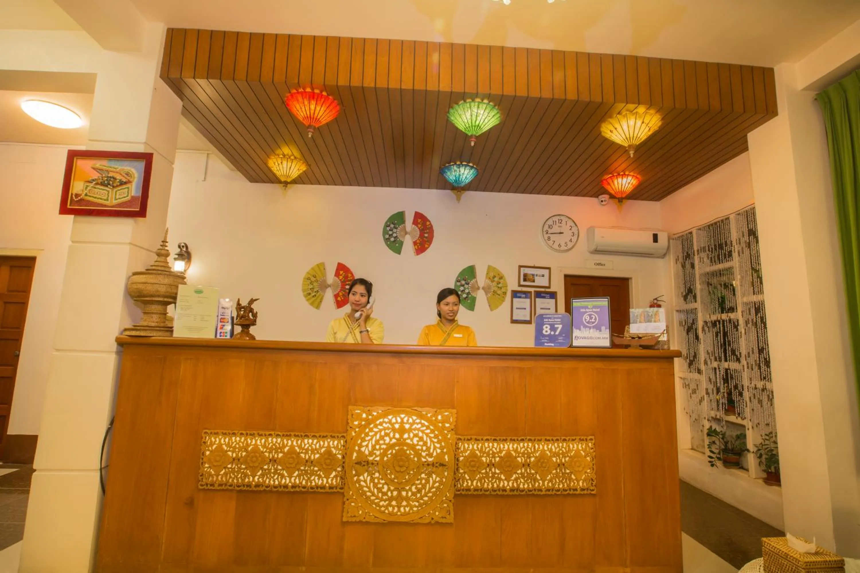 Lobby or reception in Inle Apex Hotel