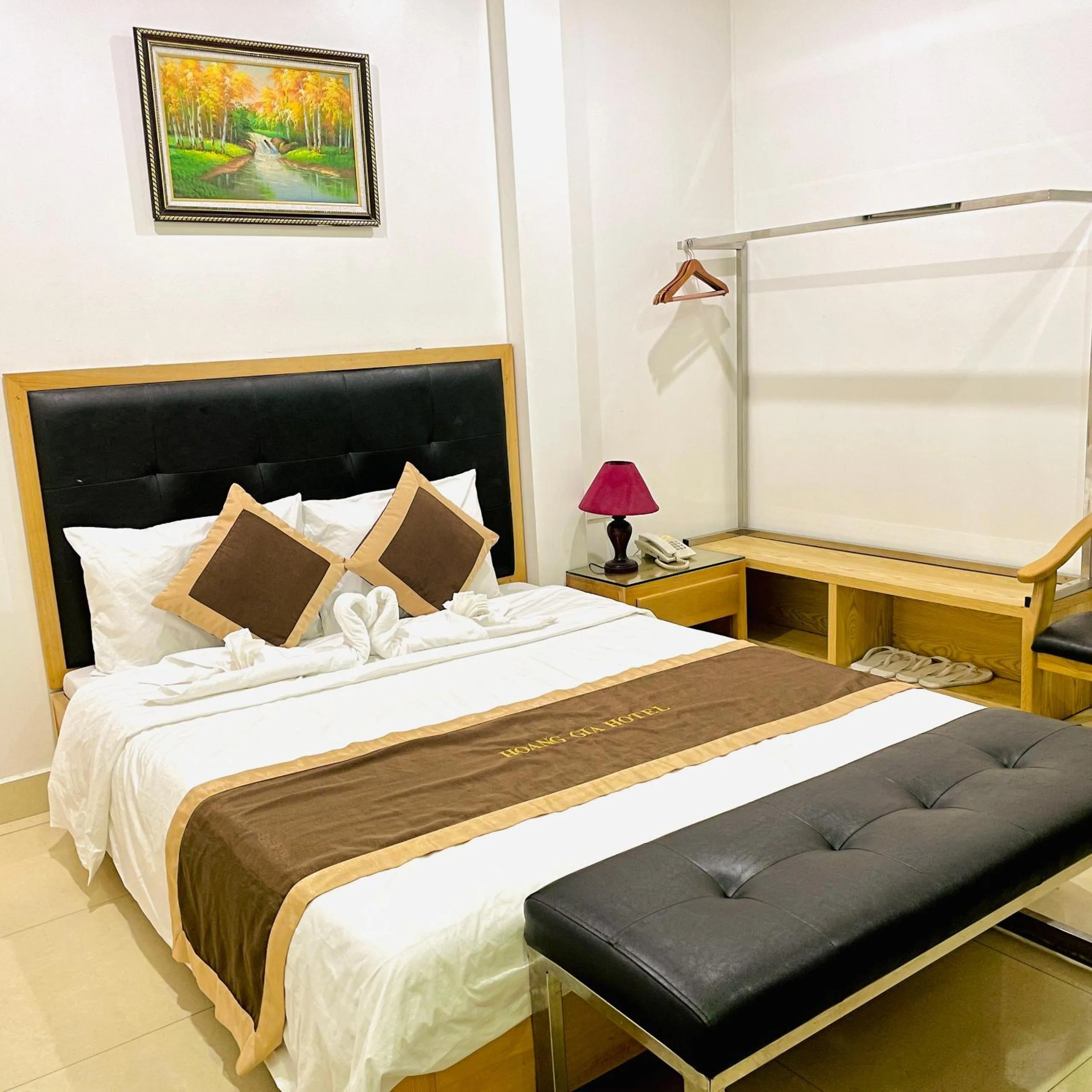 Bed in Hoàng Gia Hotel