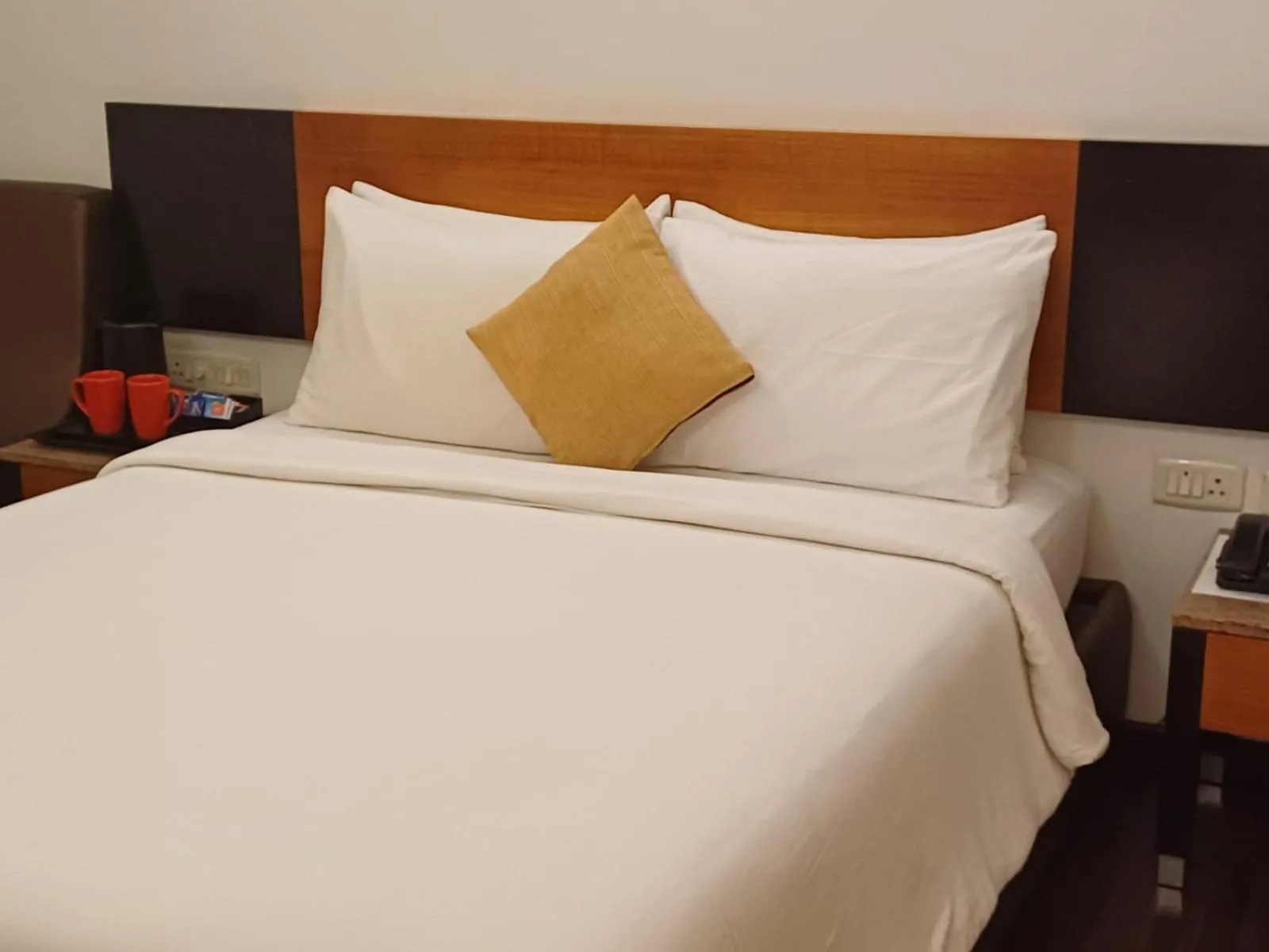 Bed in D and A BOUTIQUE HOTEL PERUNGUDI