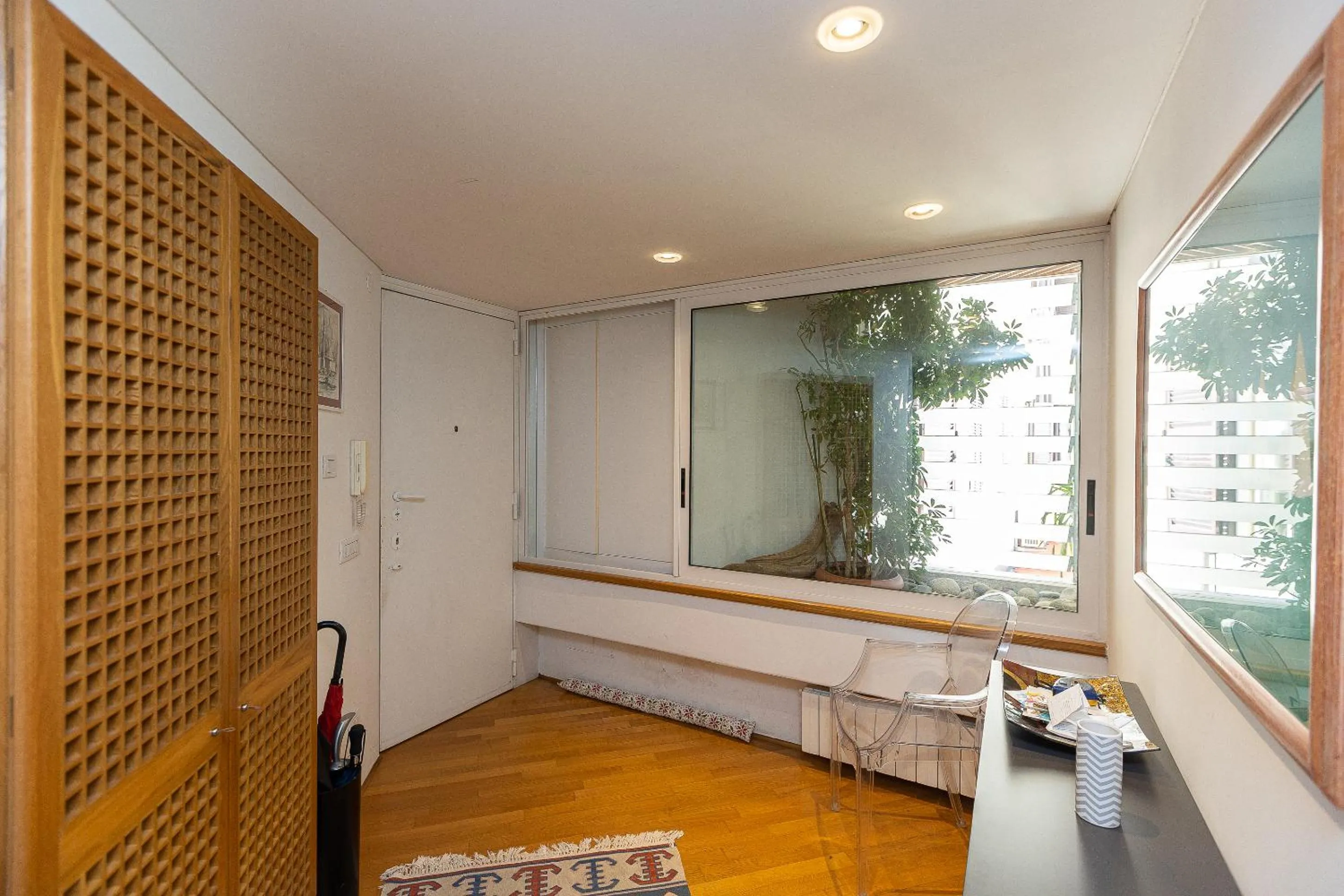 Inner courtyard view in San Gioacchino View by Rental in Rome