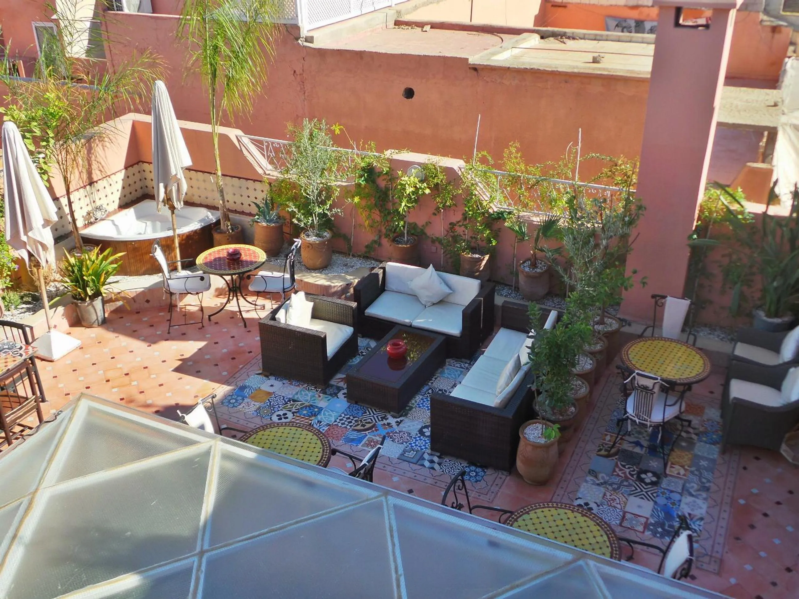 Patio in Riad Manissa