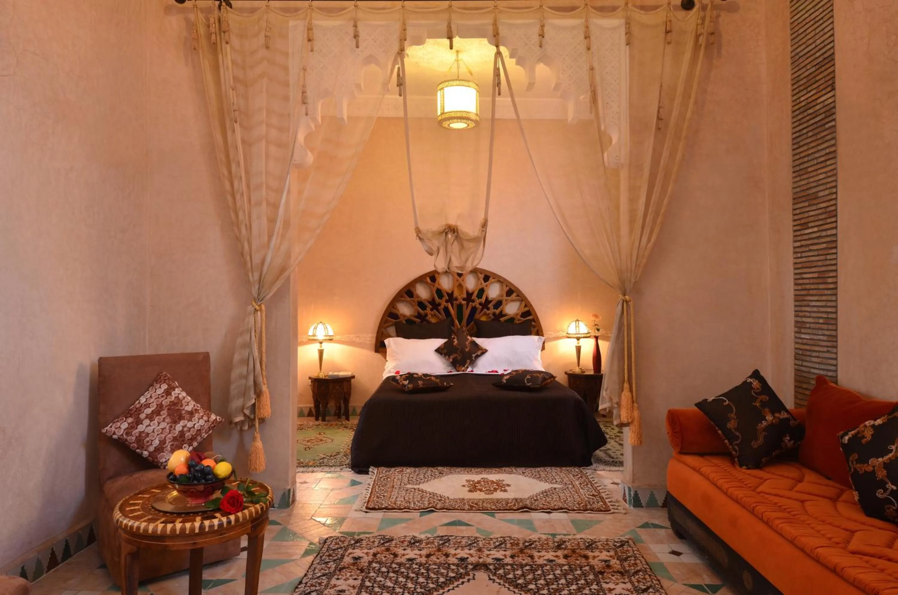 Bed in Riad Manissa