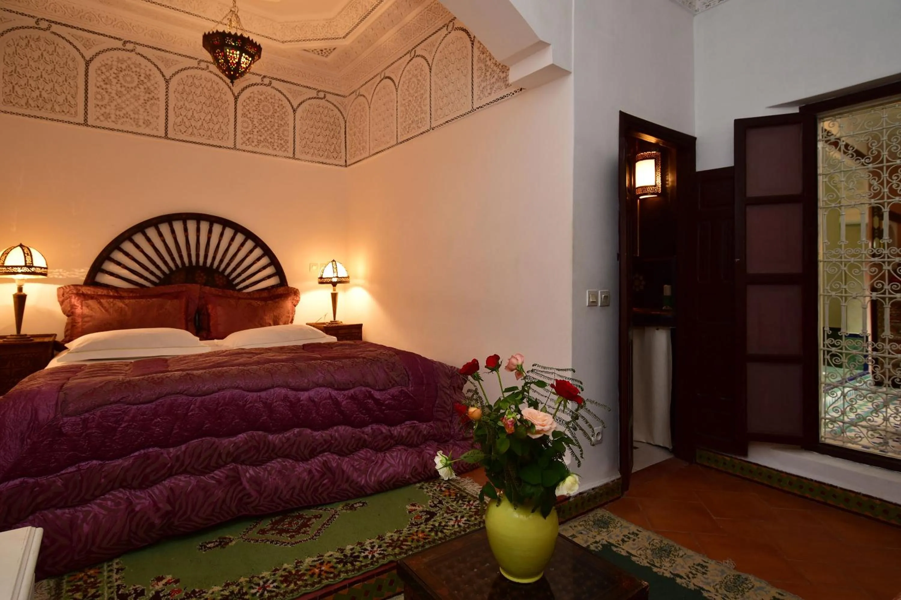 Bed in Riad Manissa