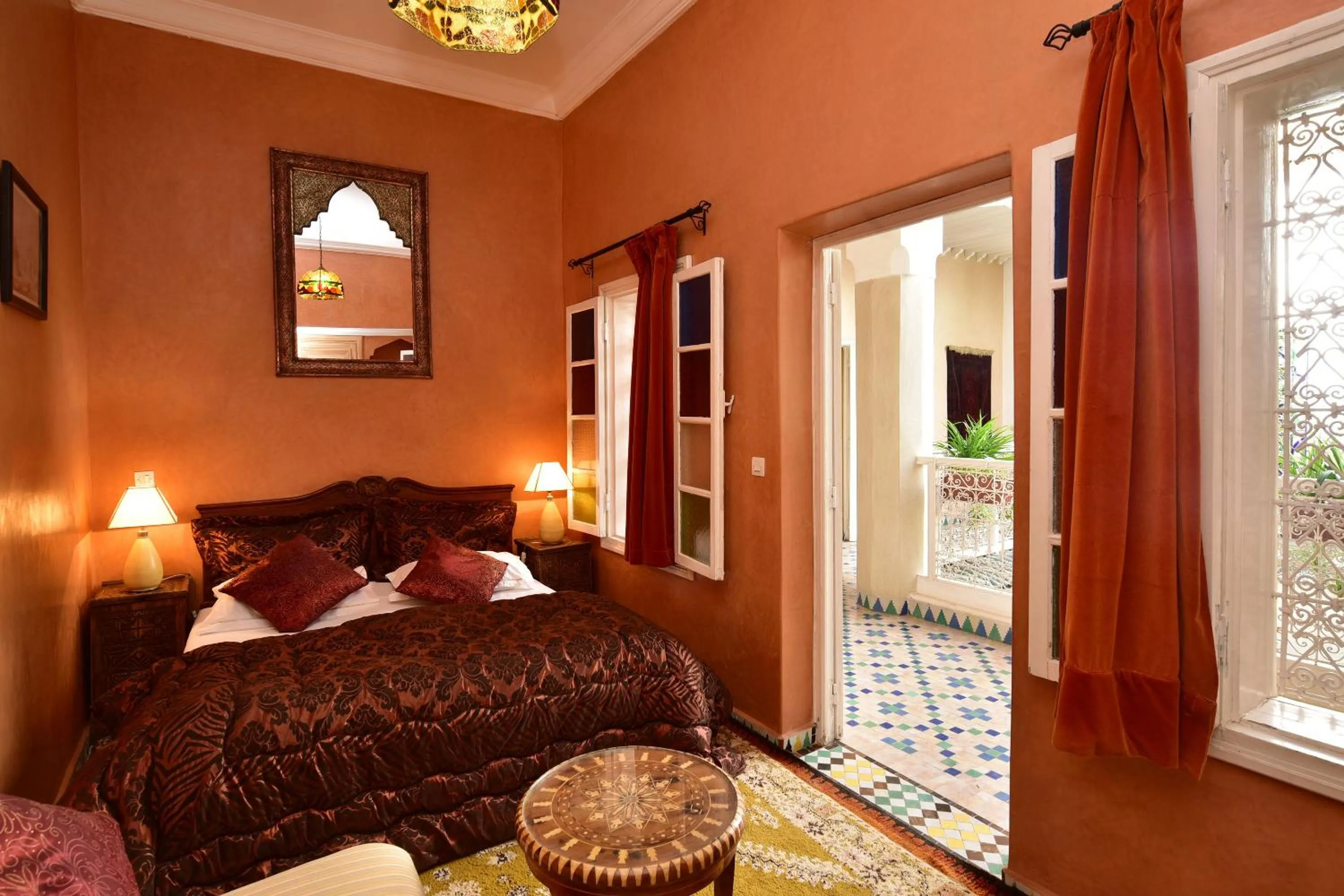 Bed in Riad Manissa