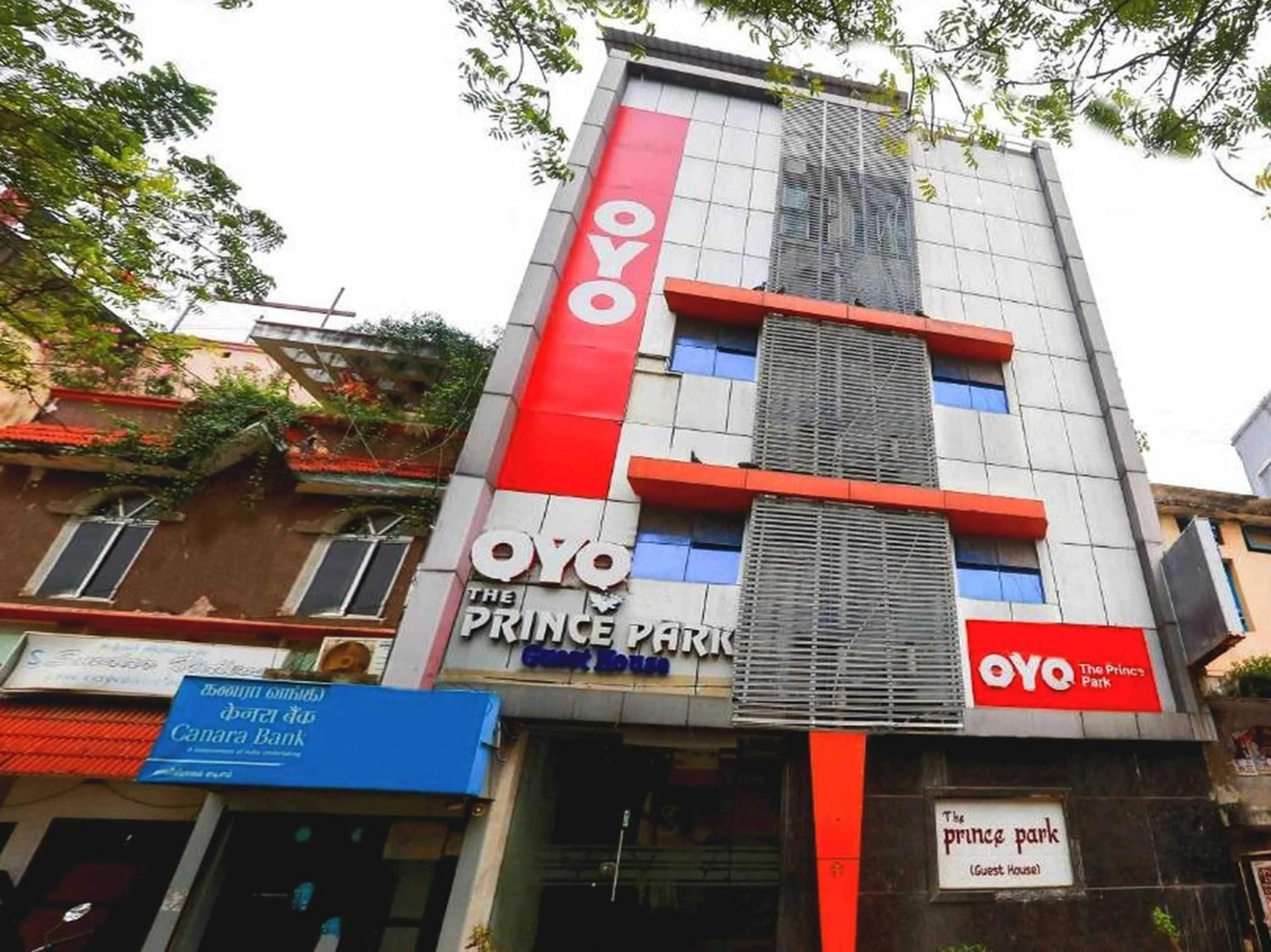 Facade/entrance in Hotel O The prince Park