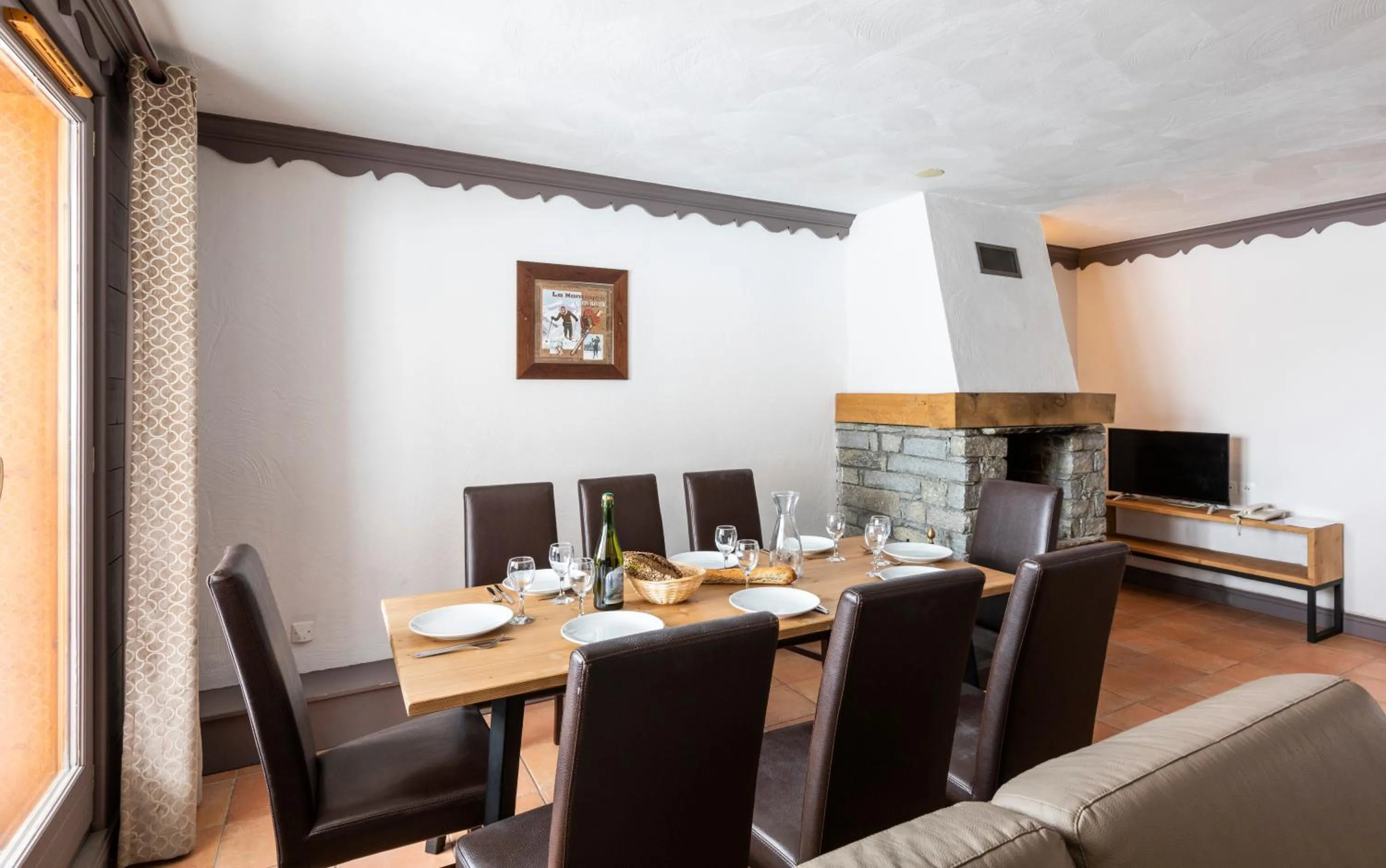 Dining area in Chalet des Neiges Plein Sud