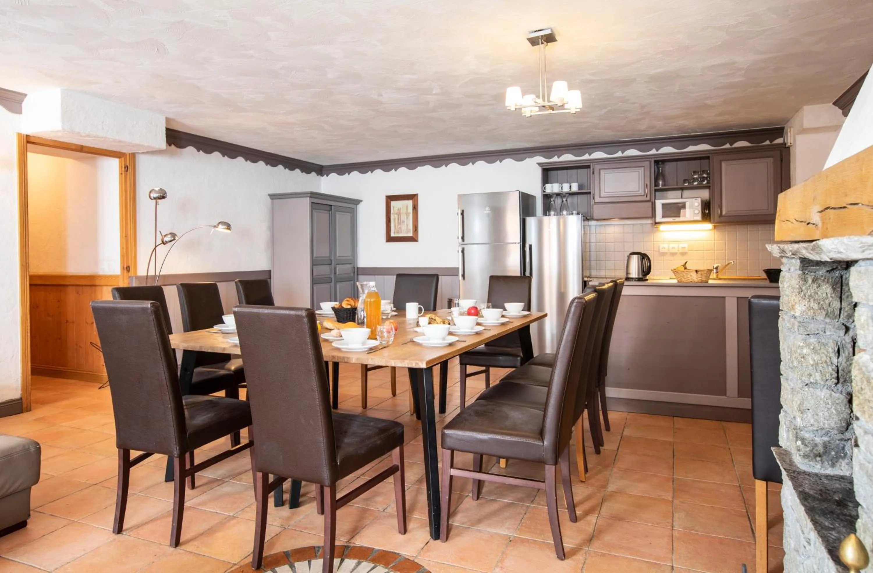 Dining area in Chalet des Neiges Plein Sud