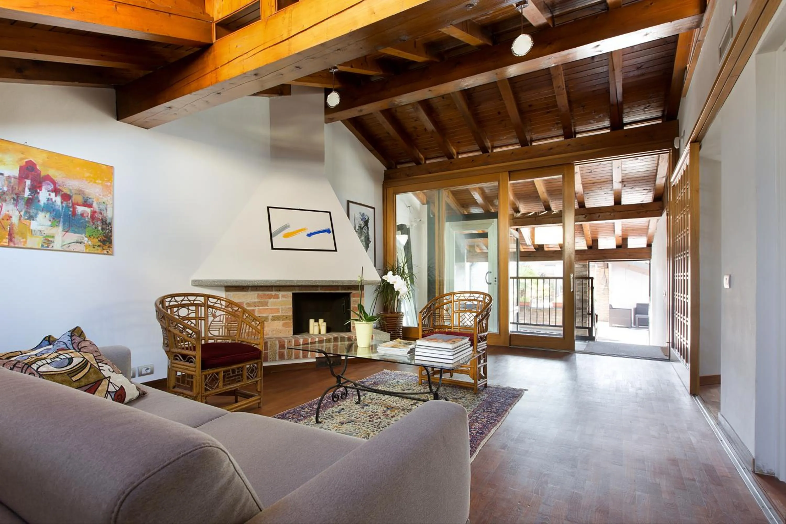 Seating area in San Clemente