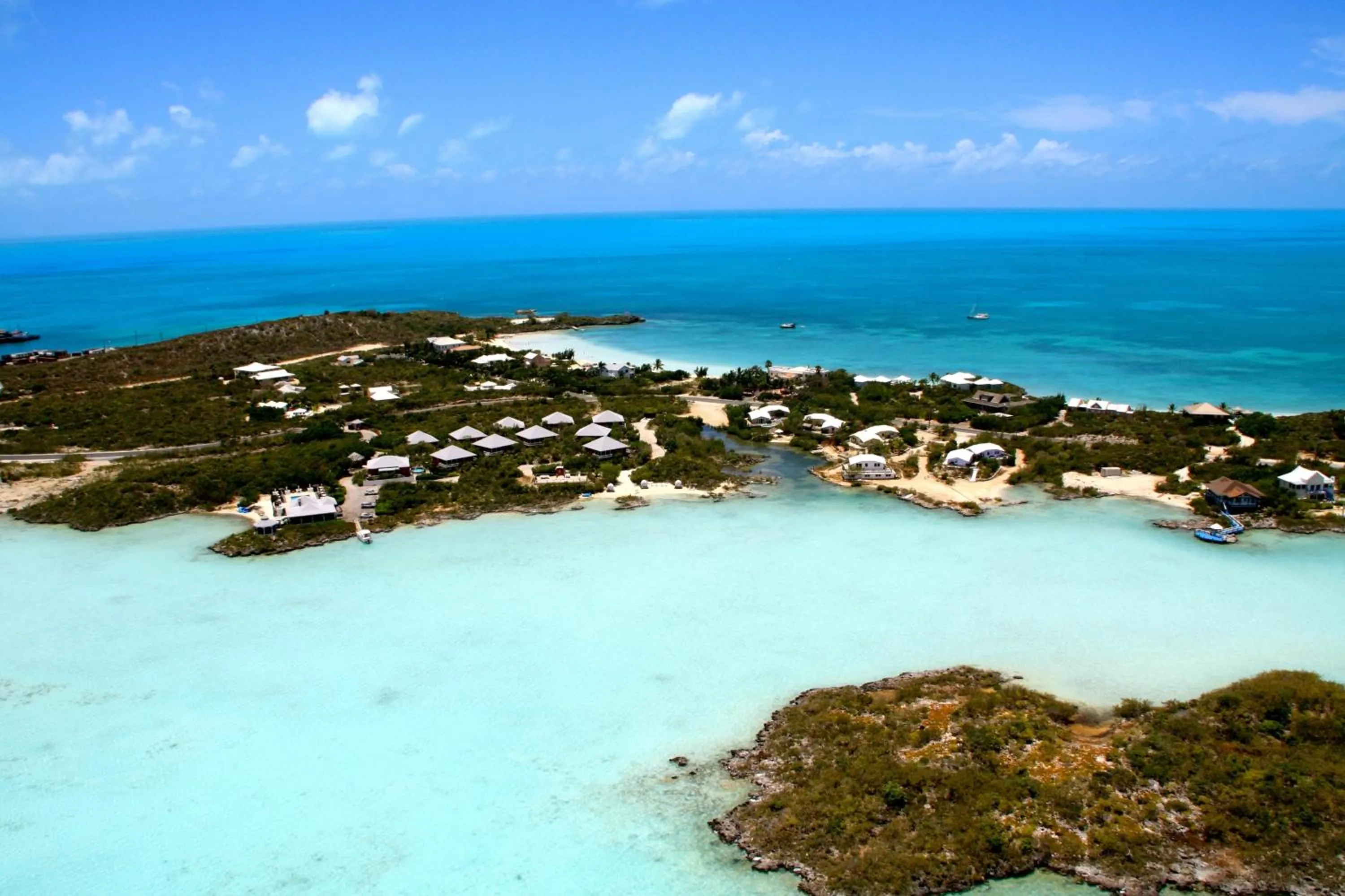 Bird's eye view in Neptune Villas