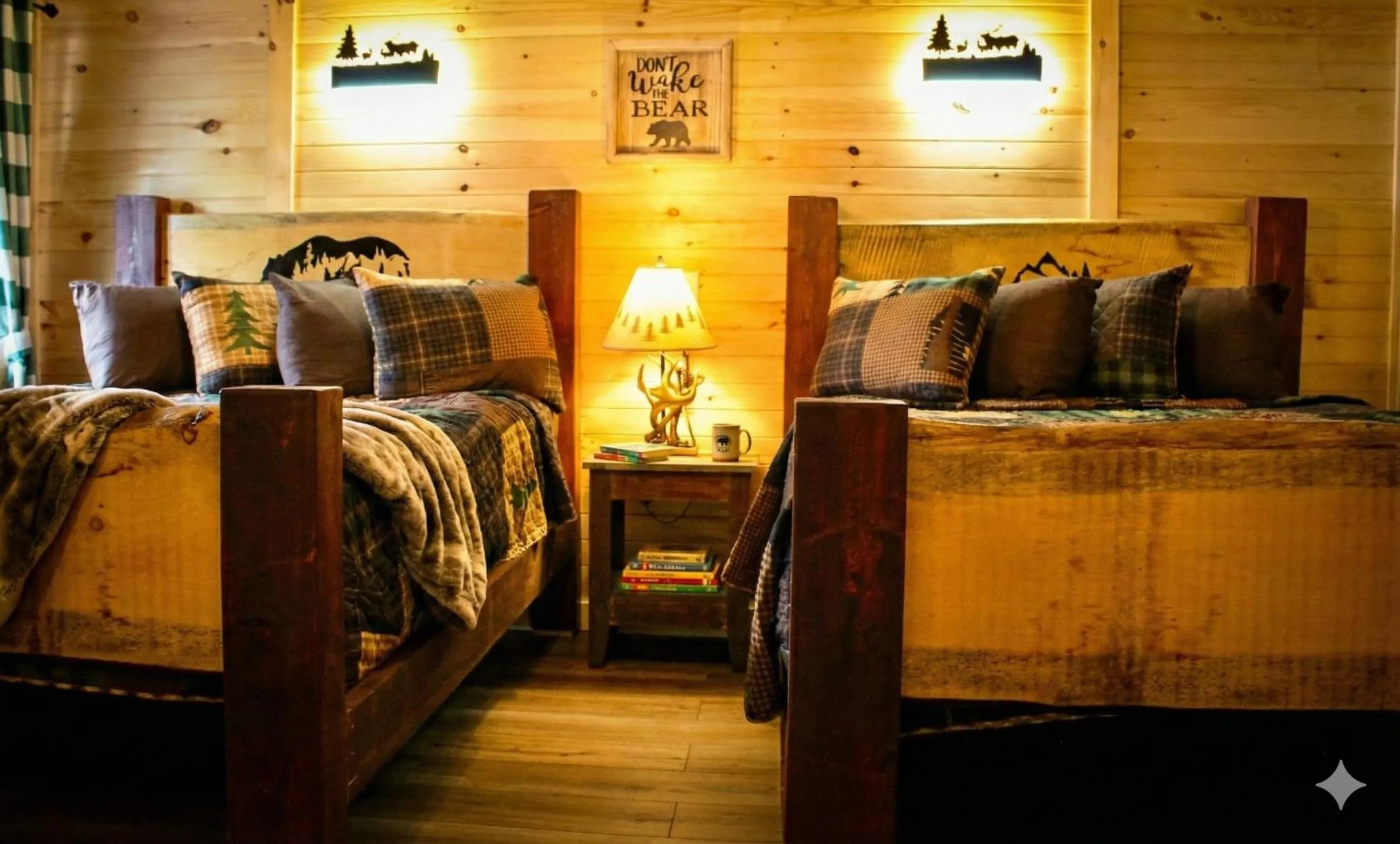 Bed in Lake Haven Motel