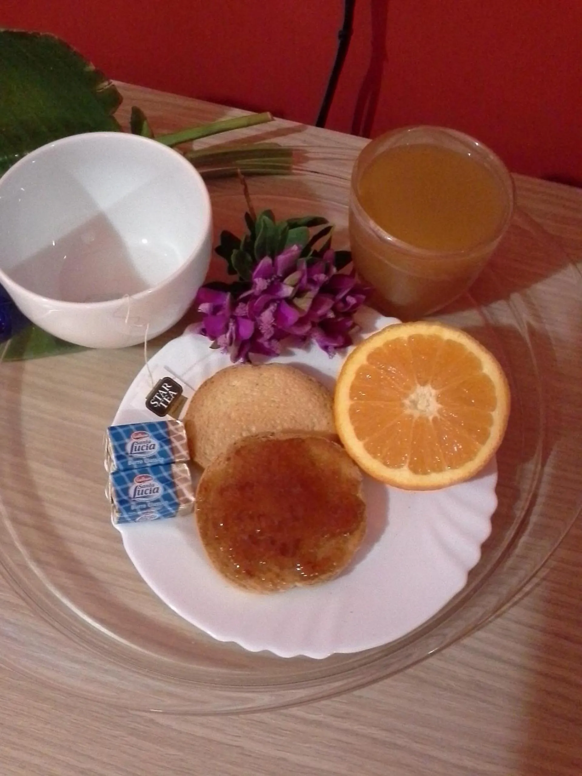 Food and drinks in B&B Torrefano