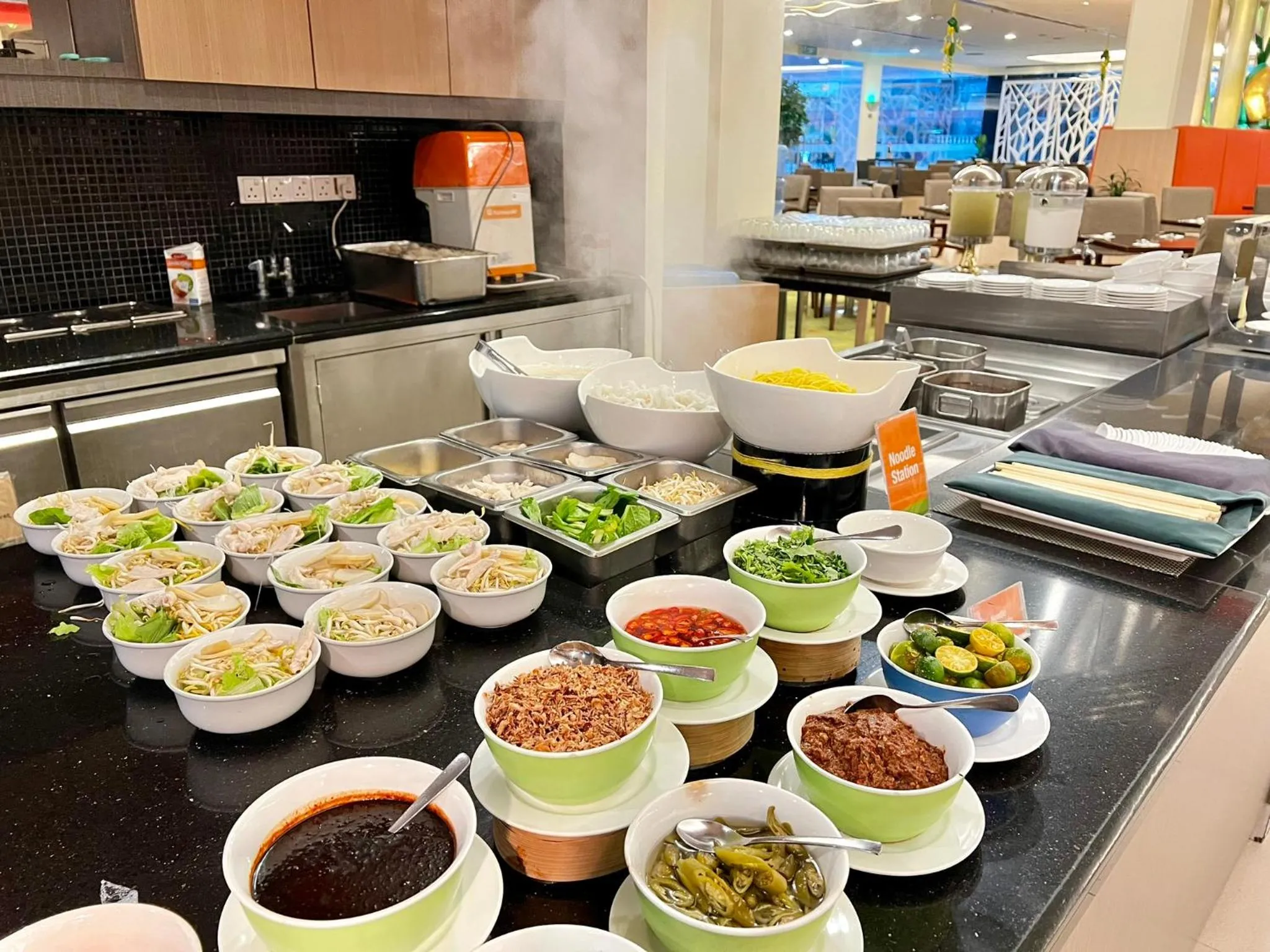 Breakfast in Imperial Hotel Kuching