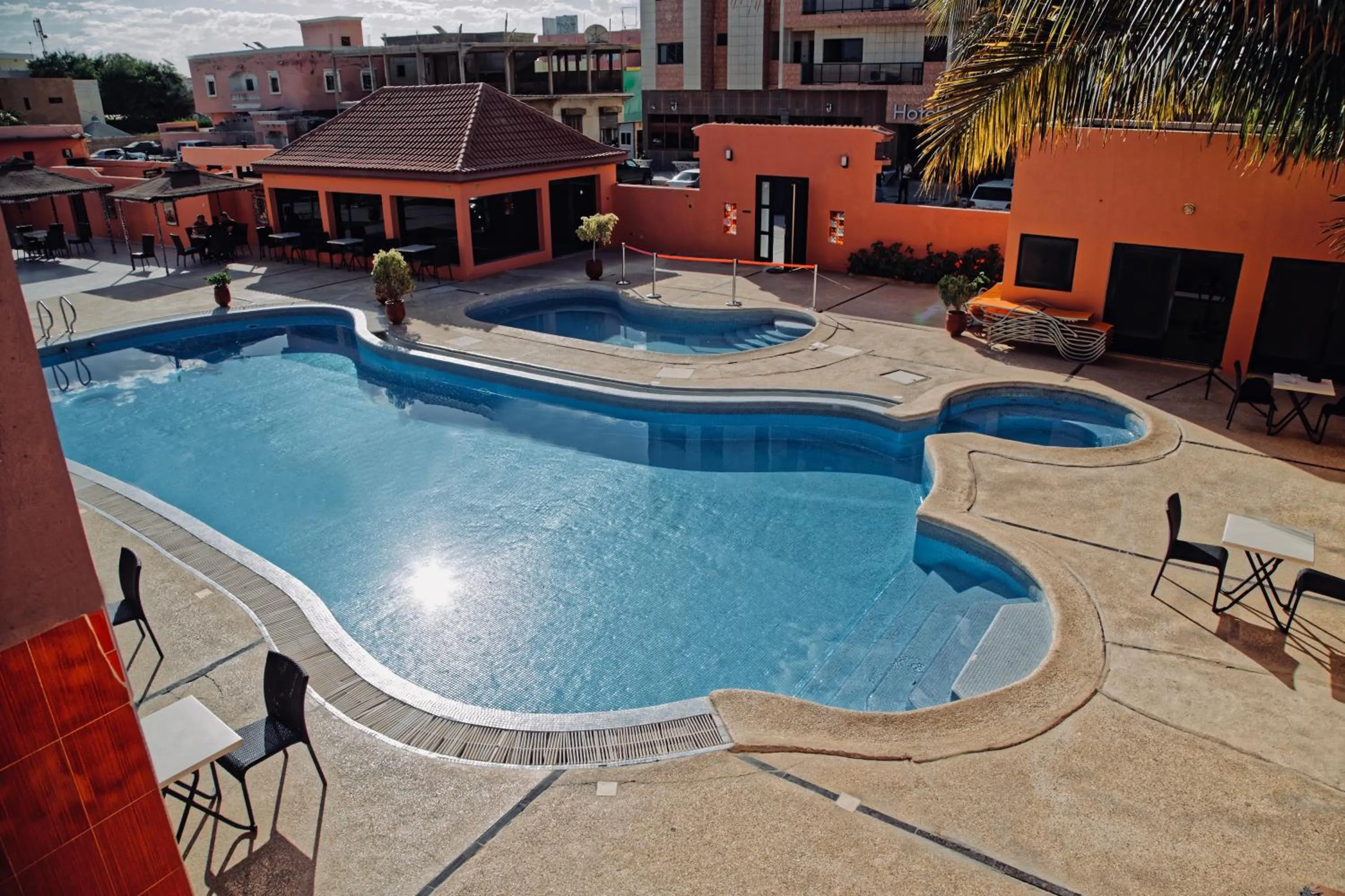 Pool view in Hôtel IMAN