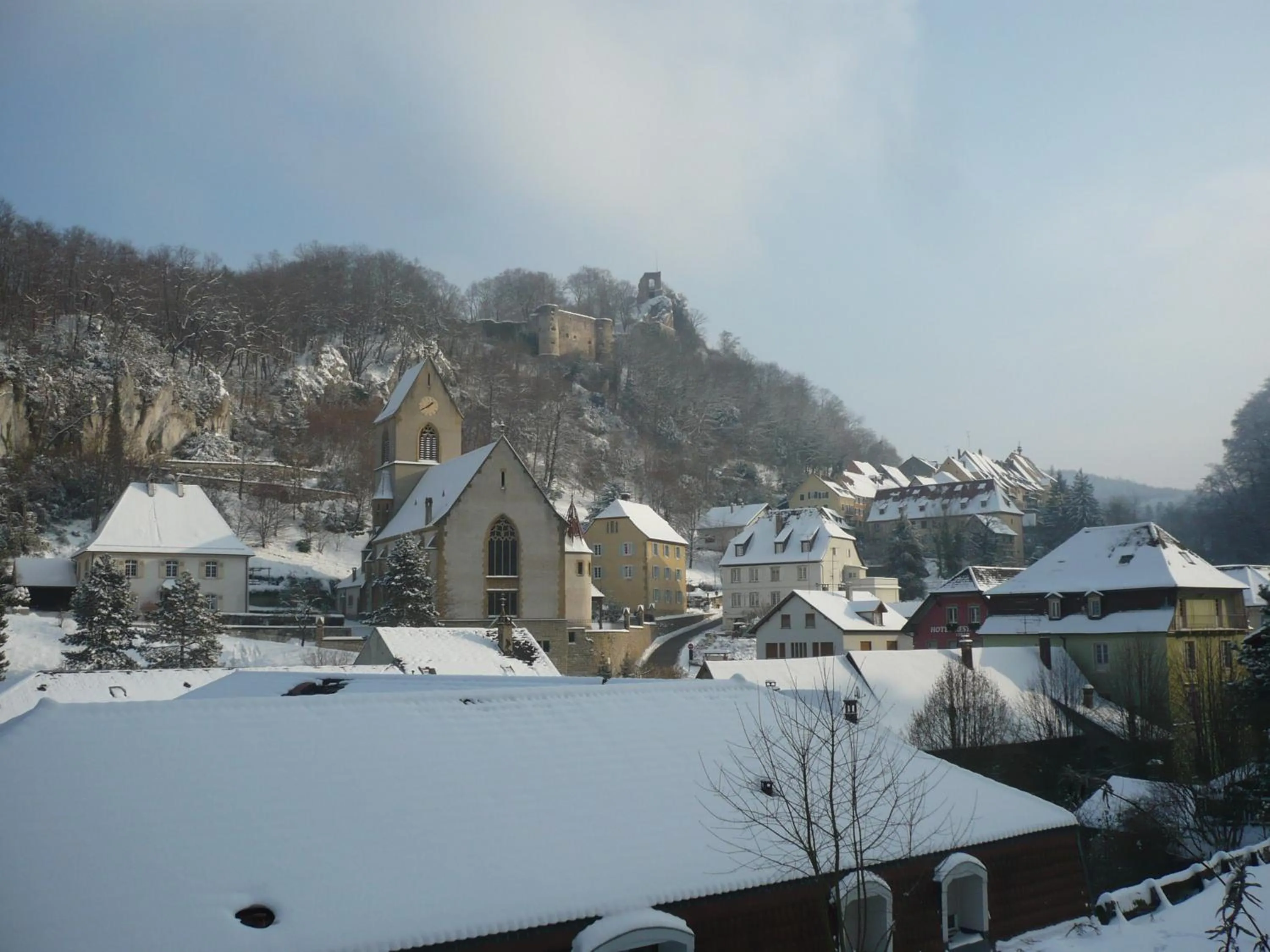 Natural landscape in La Maison des Fontaines d'Alsace